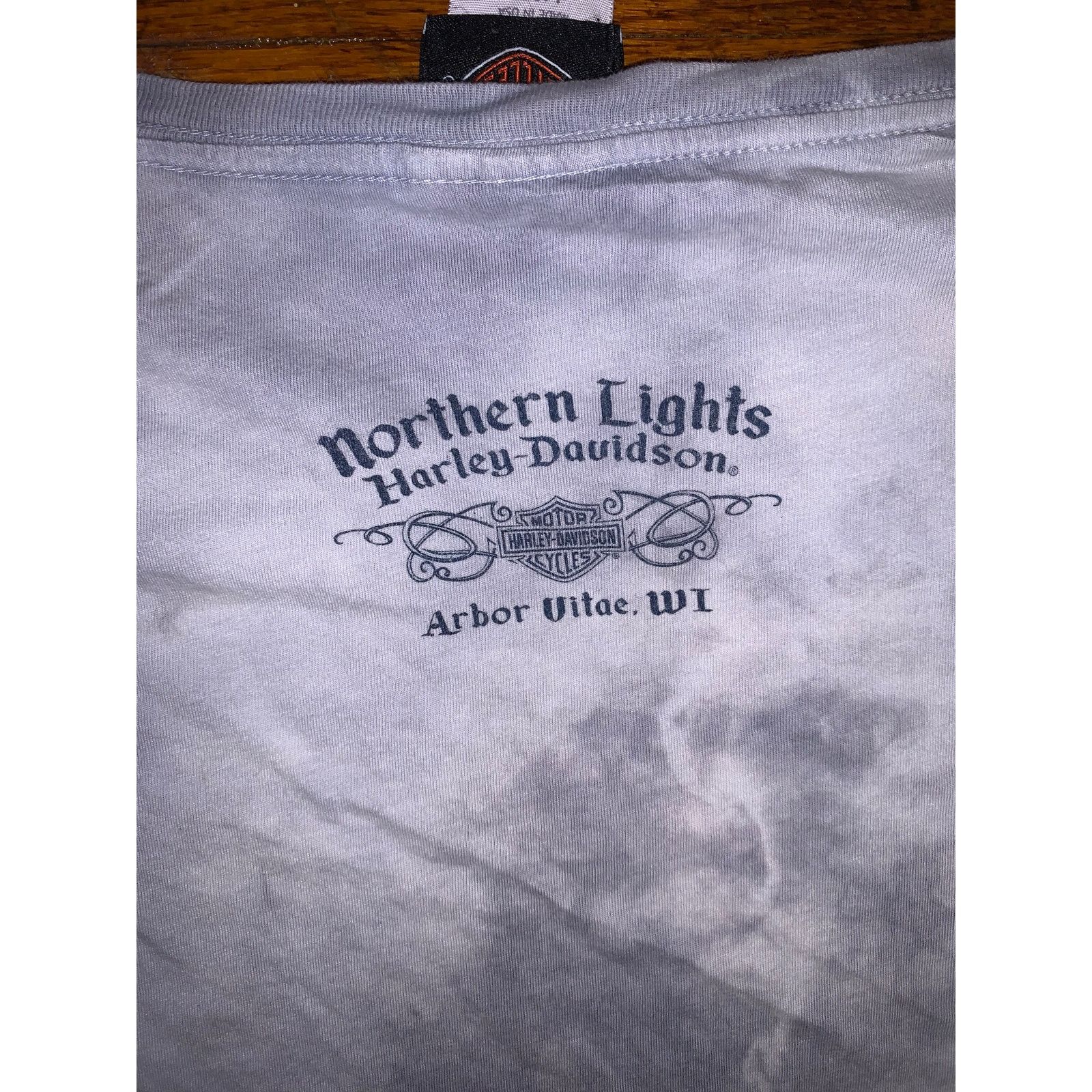 Harley Davidson × Vintage Harley Davidson Butterfly Bedazzled T Shirt Womens Large USA Size L / US 10 / IT 46 - 4 Thumbnail