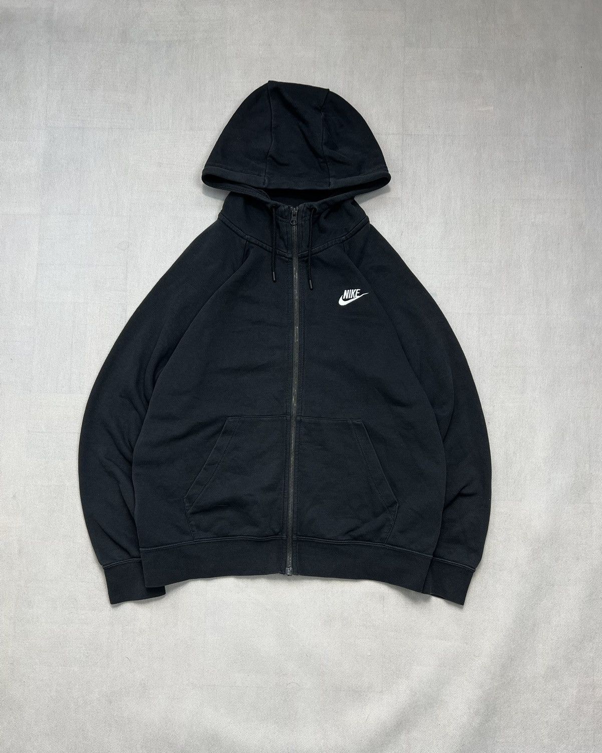 Nike Hoodie Nike small logo zipped black Size US M / EU 48-50 / 2 - 1 Thumbnail