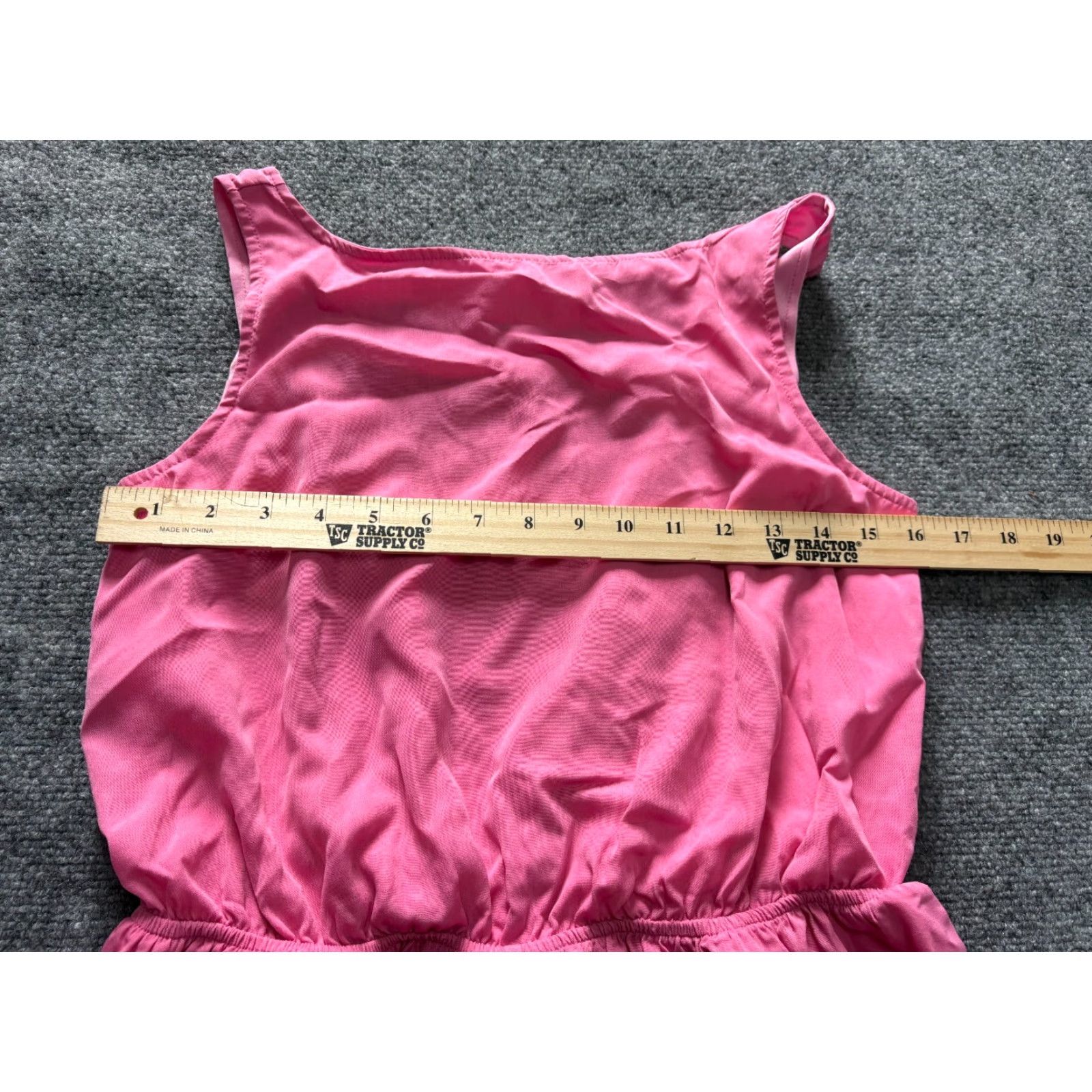 Vintage Kinnucan Romper Jumpsuit Womens Small Pink Charlie O By Kinnucan S Solid One-Piece Dressu... Size 28" / US 6 / IT 42 - 2 Thumbnail