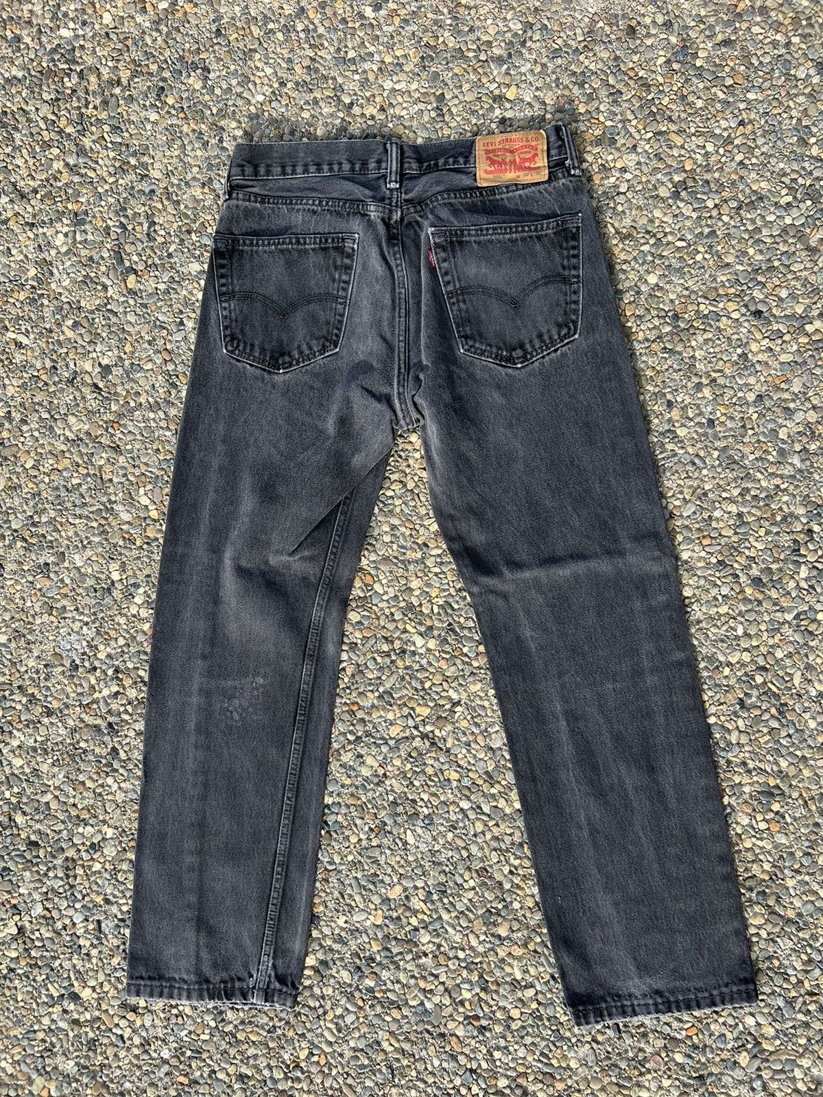 Levi's × Levi's Vintage Clothing Levi’s Vintage Washed Black Baggy Denim Size US 32 / EU 48 - 3 Thumbnail