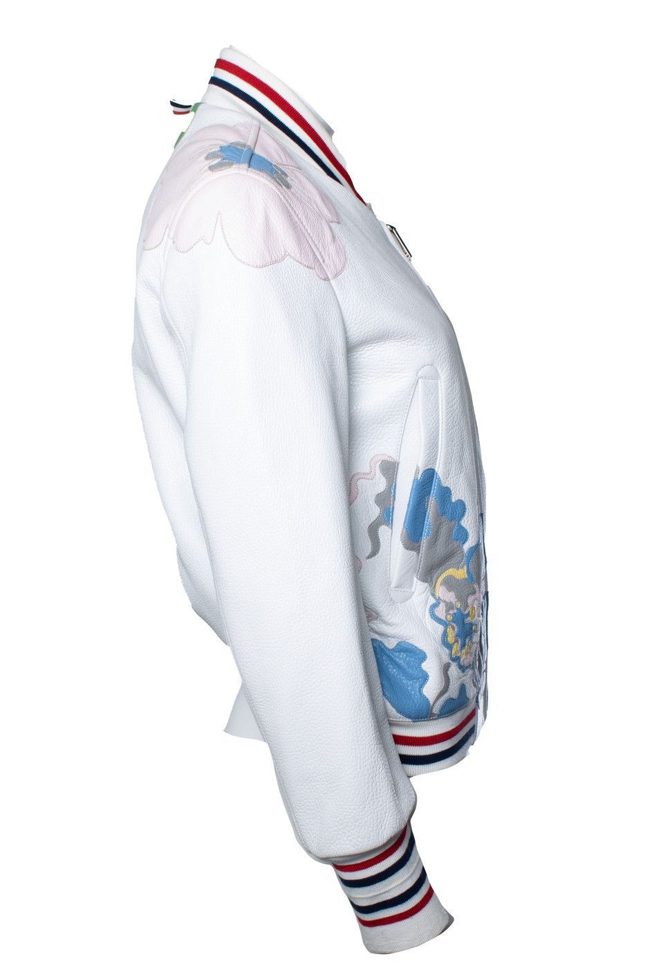 Thom Browne Thom Browne, floral lamb leather bomber jacket Size M / US 6-8 / IT 42-44 - 4 Thumbnail