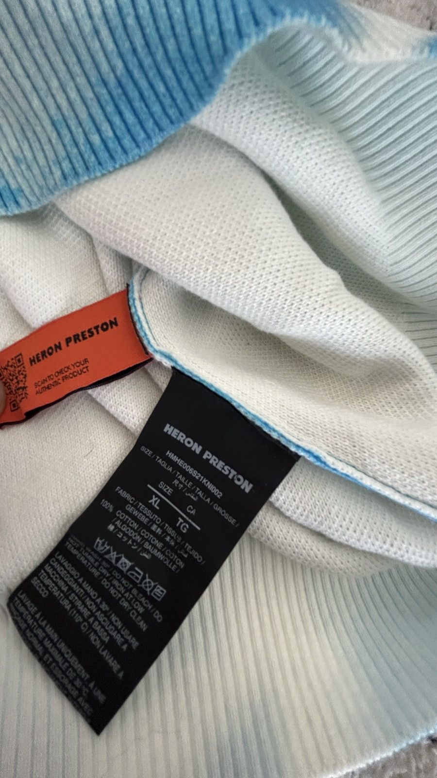Heron Preston Heron Preston Splash Knit Sweater Size US XL / EU 56 / 4 - 3 Thumbnail