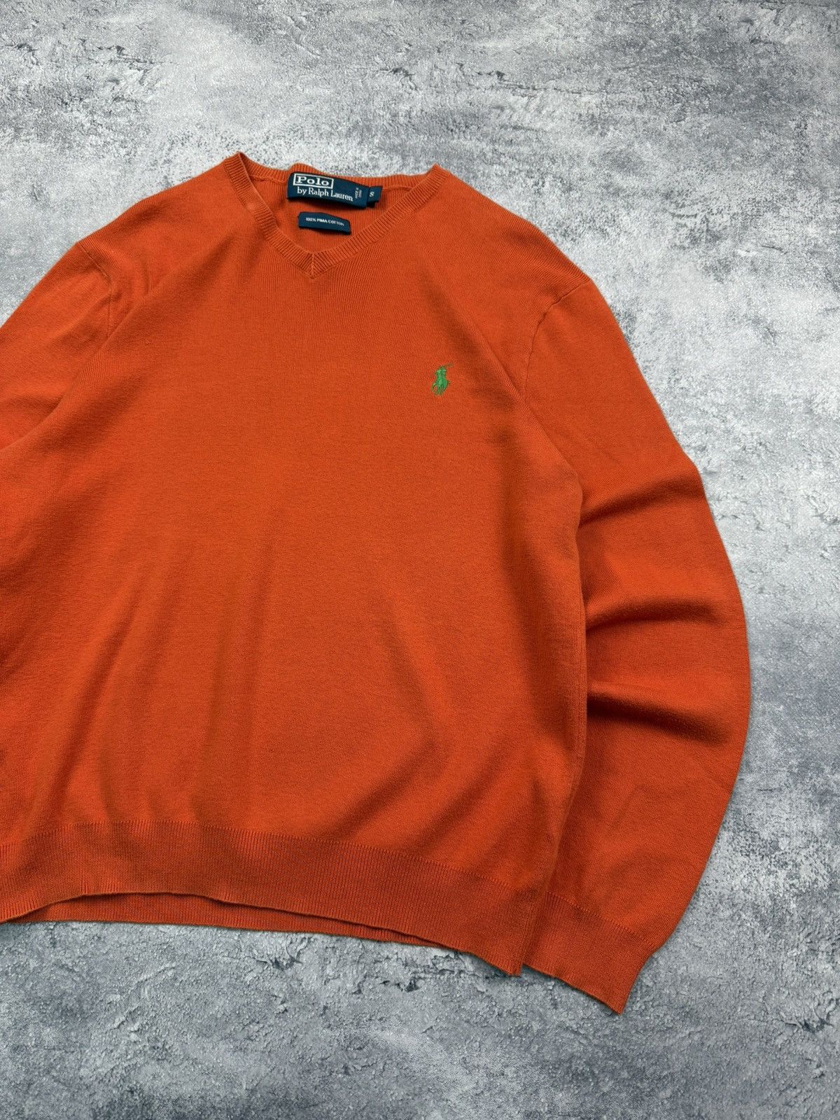 Polo Ralph Lauren Vintage Polo Ralph Lauren Orange Sweater Size US S / EU 44-46 / 1 - 5 Thumbnail
