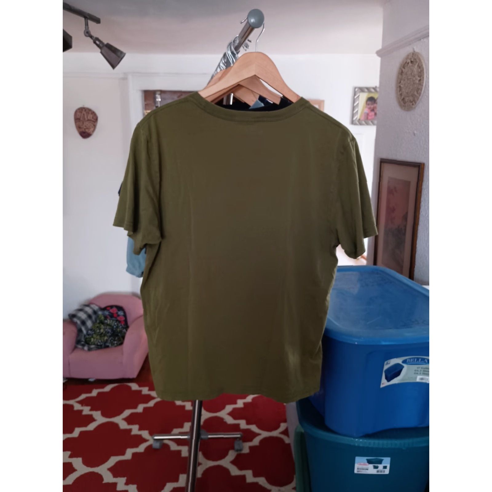 Industrie VINTAGE Brooklyn Industries T-Shirt Mens L Green Pima Cotton Dog Tags Size US L / EU 52-54 / 3 - 4 Thumbnail