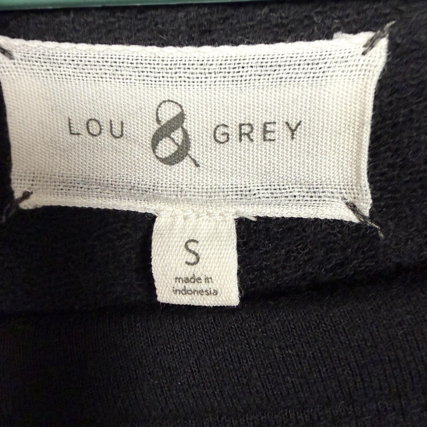 Lou & Grey Lou & Grey Sweater Dress Size Small Black Long Sleeve Minimalist LBD Clean Girl Size S / US 4 / IT 40 - 5 Thumbnail