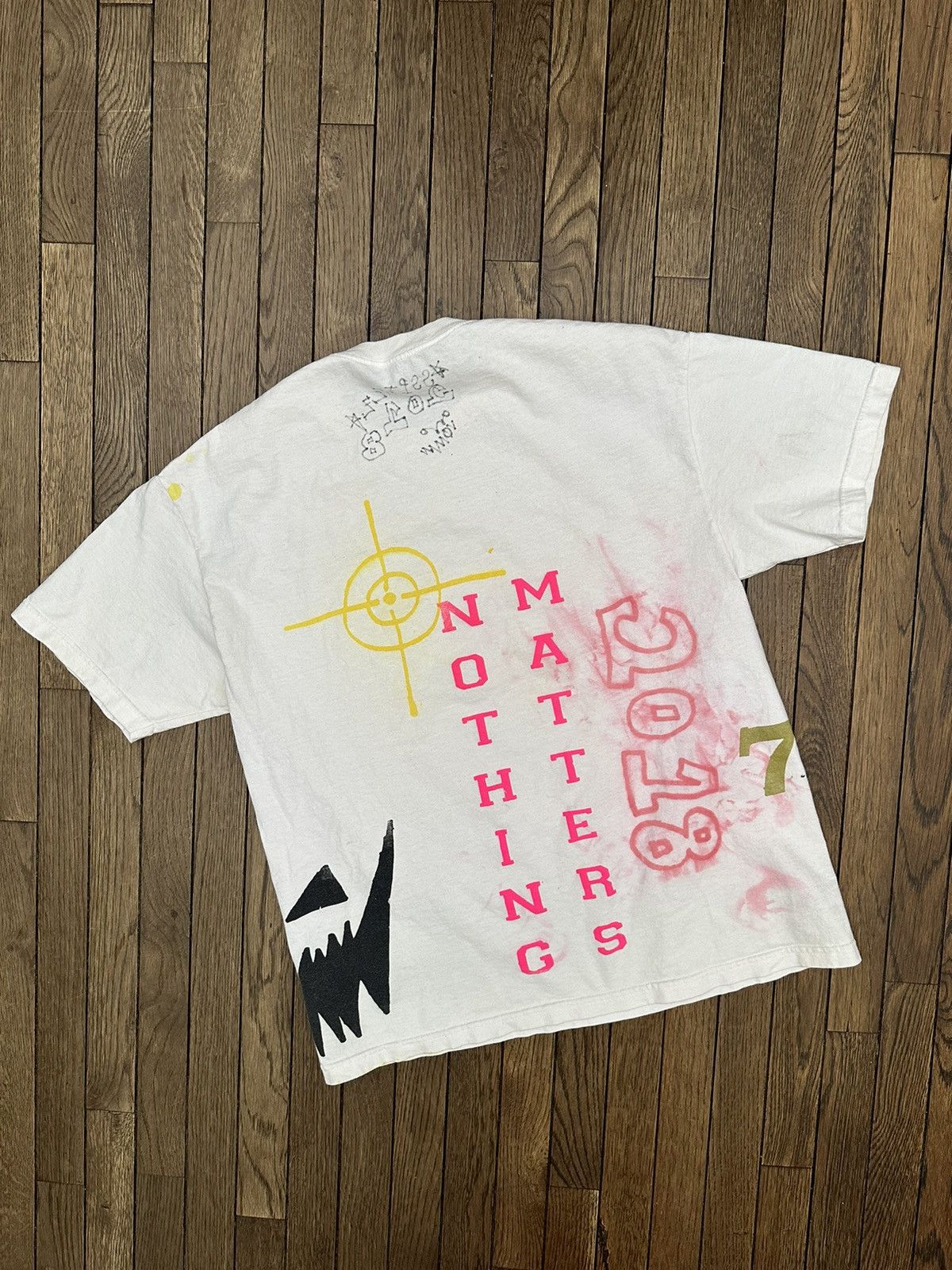 Asspizza Asspizza "No Shipping Tour" Graffiti Airbrushed Logo Tee XL Size US XL / EU 56 / 4 - 6 Thumbnail