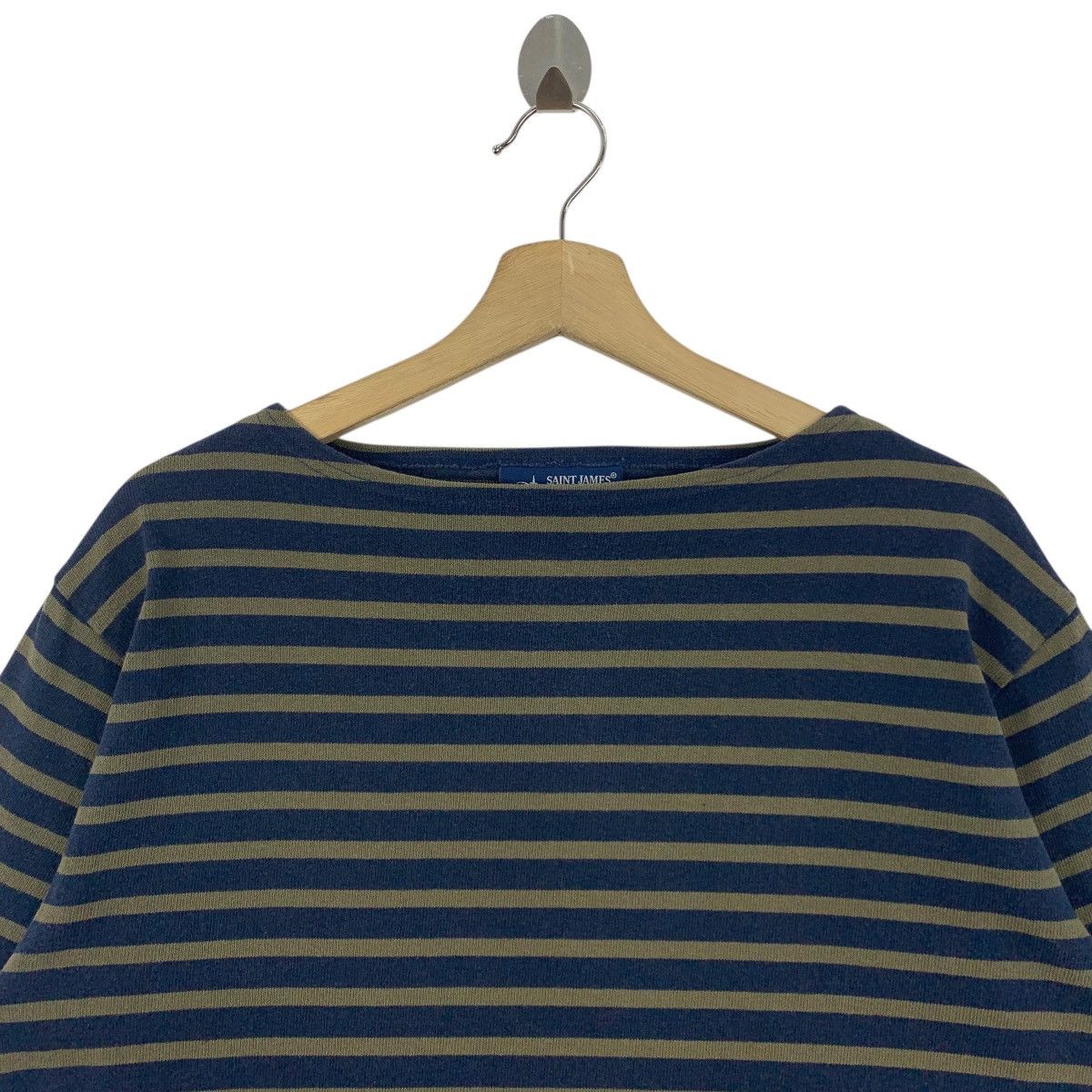 Saint James × Vintage Vintage SAINT JAMES Long sleeve stripe tee Size US M / EU 48-50 / 2 - 2 Thumbnail