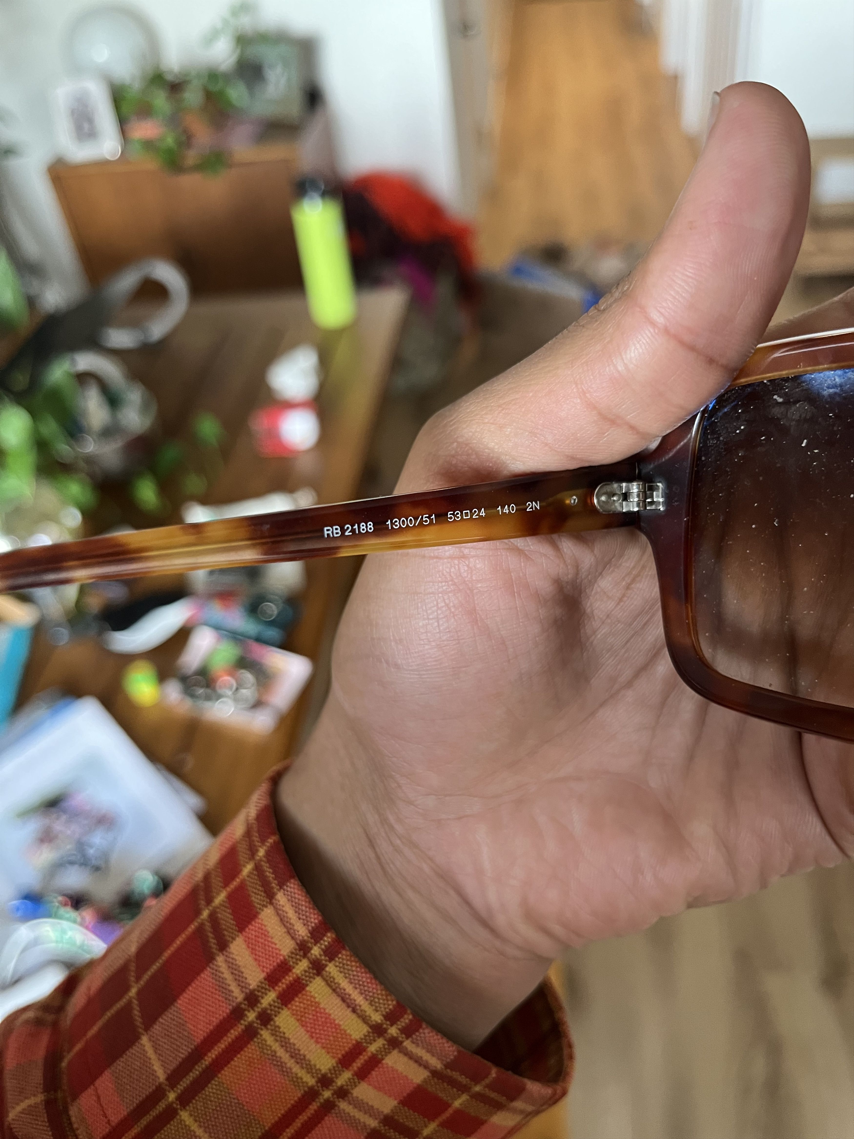 RayBan Ray-Ban RB2188 sunglasses Havana Tortoise Square Size ONE SIZE - 4 Thumbnail