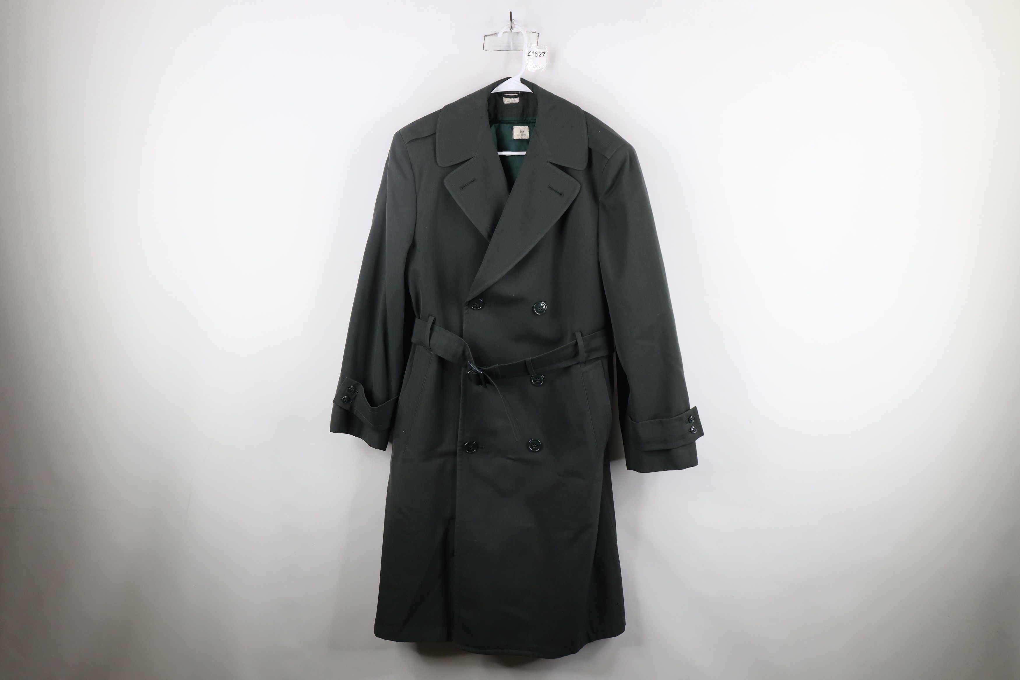 Vintage Vintage 70s Vietnam War Army Green Raincoat Trench
