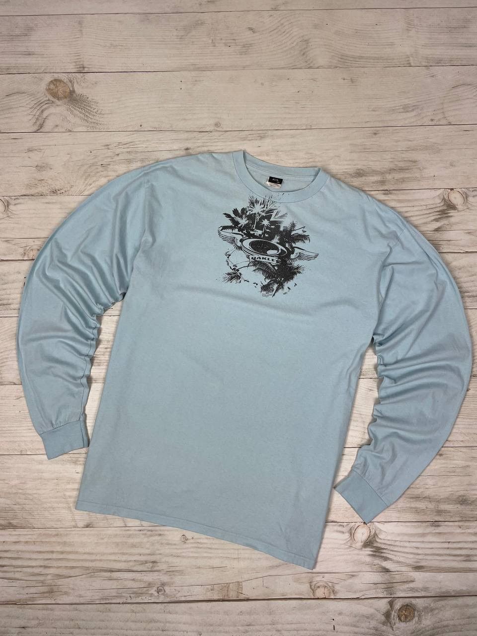 Oakley Vintage Oakley T-Shirt Long Sleeve Big Logo Gorpcore Size US XXL / EU 58 / 5 - 1 Thumbnail