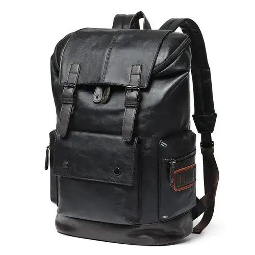 Japanese Brand Pu Leather Backpack Size ONE SIZE - 2 Thumbnail