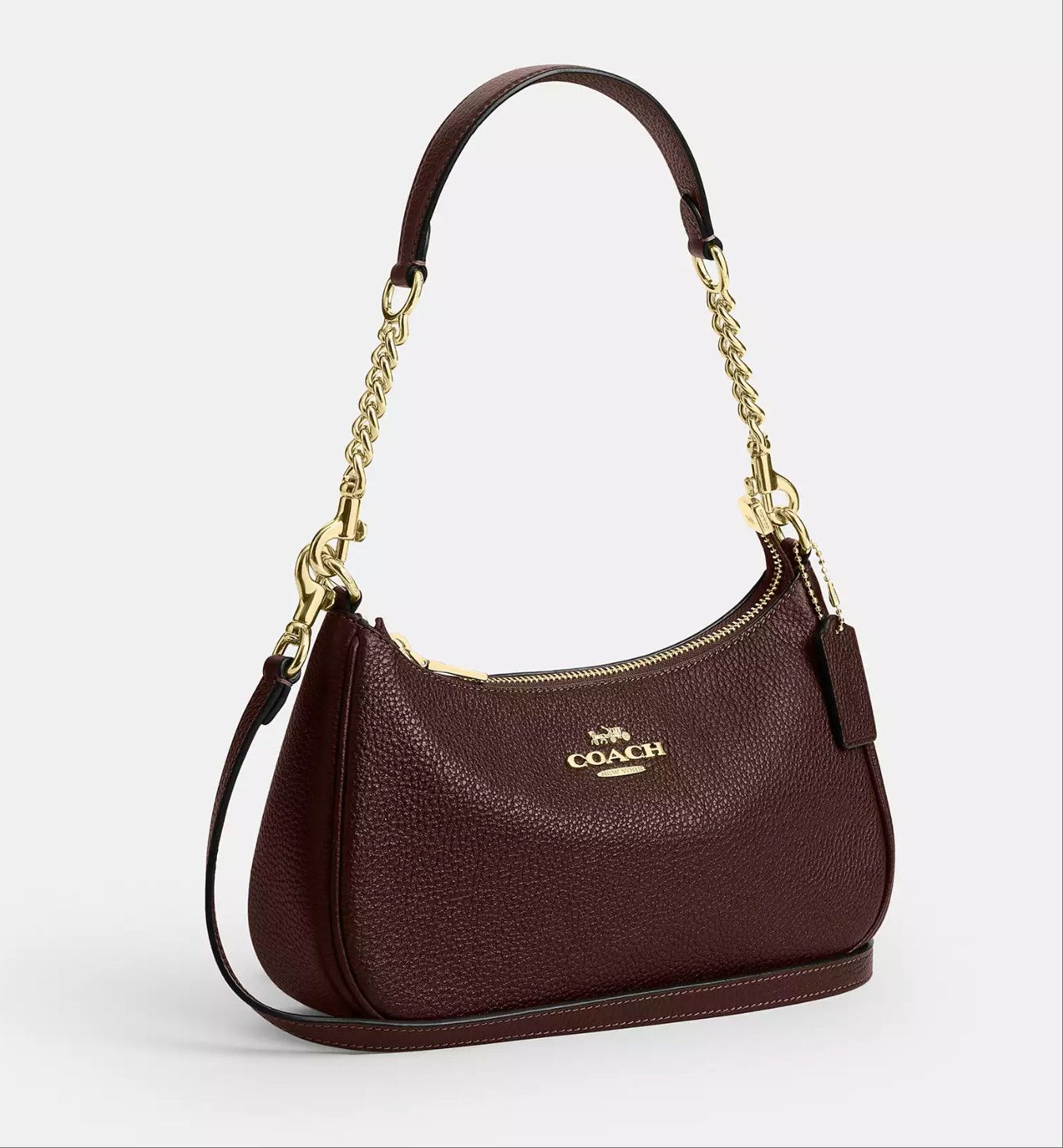 Coach Teri Shoulder Bag CV934 Gold/Maple Size ONE SIZE - 14 Thumbnail