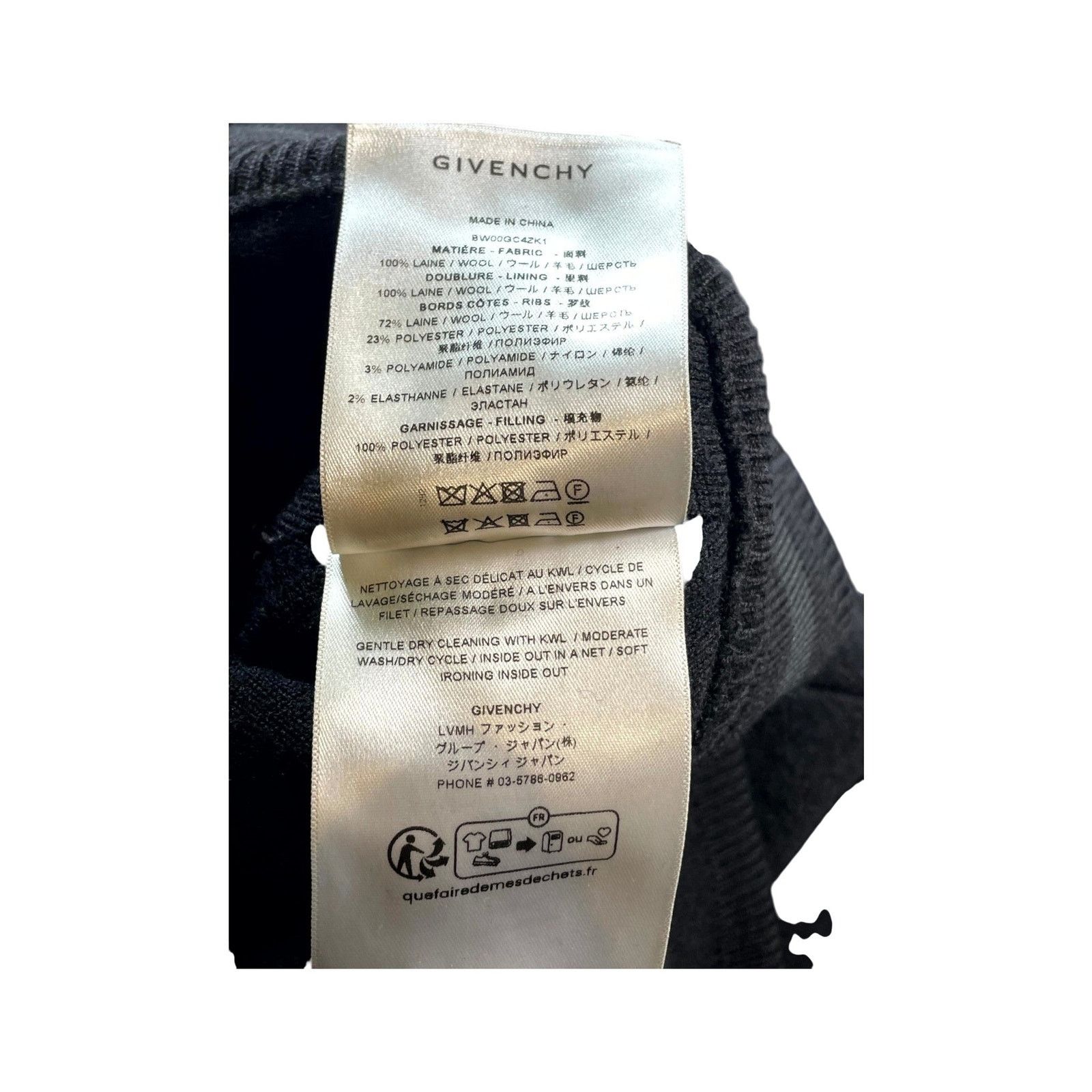 Givenchy Givenchy "Rhinestone WMNS Cropped" Black Bomber Jacket Size US M / EU 48-50 / 2 - 5 Thumbnail