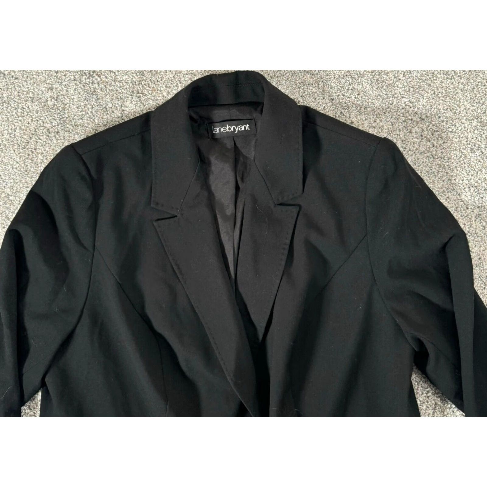 Vintage VINTAGE Lane Bryant Blazer 10/12 Shoulder Pads Wide-Shoulder 80s Office Minimalist Women Blazer 薄 Size L / US 10 / IT 46 - 4 Thumbnail
