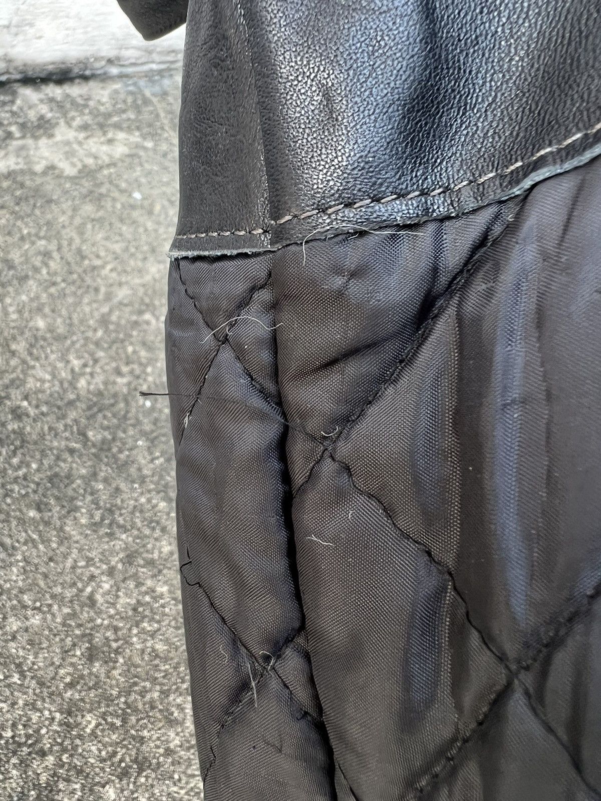 Leather Vintage 80s 90s Norma Kamali Patina Black Leather Backpack Size ONE SIZE - 24 Thumbnail