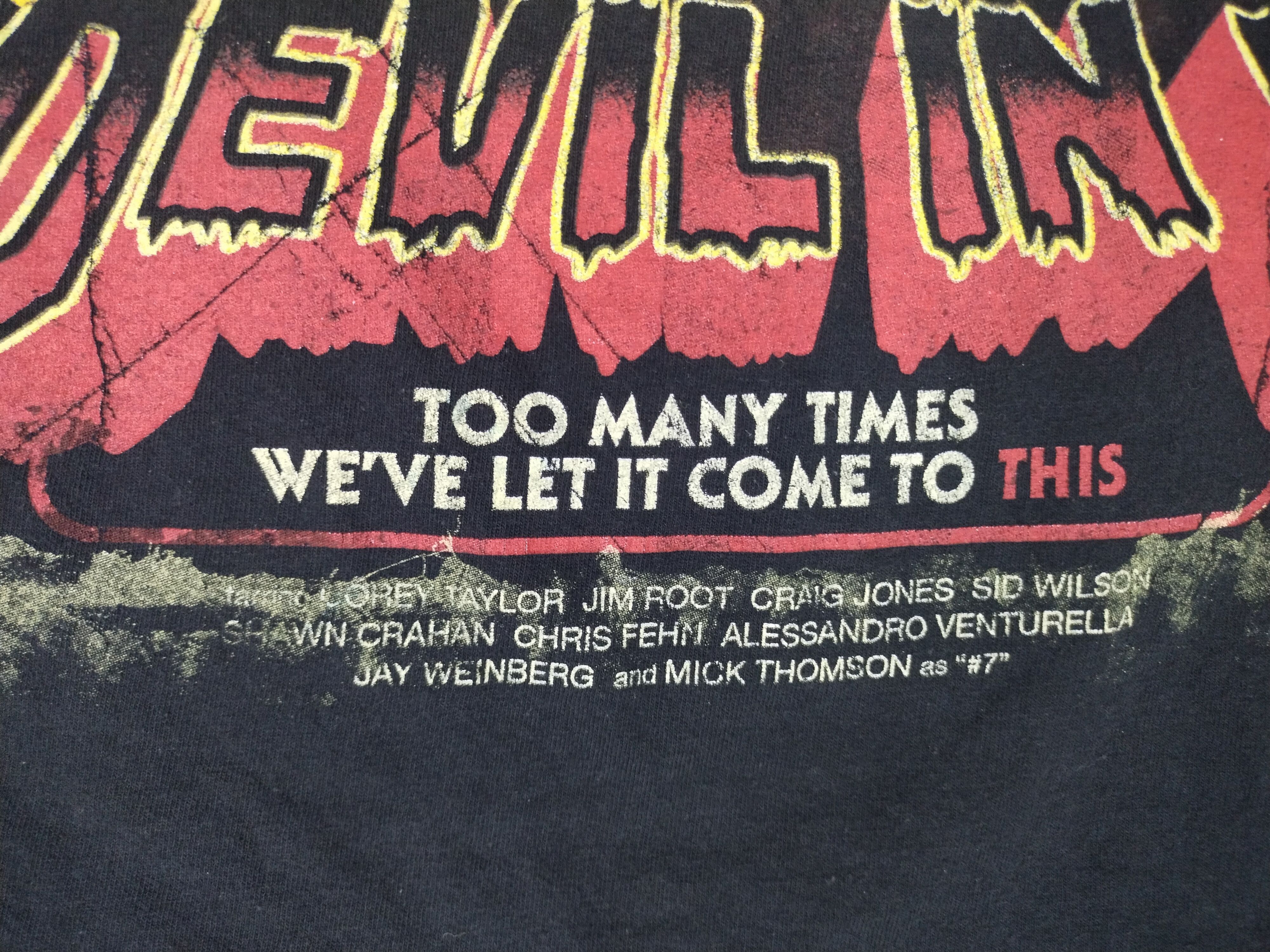 Slipknot Slipknot Devil in The Nine Shirt Tee Size US M / EU 48-50 / 2 - 6 Thumbnail