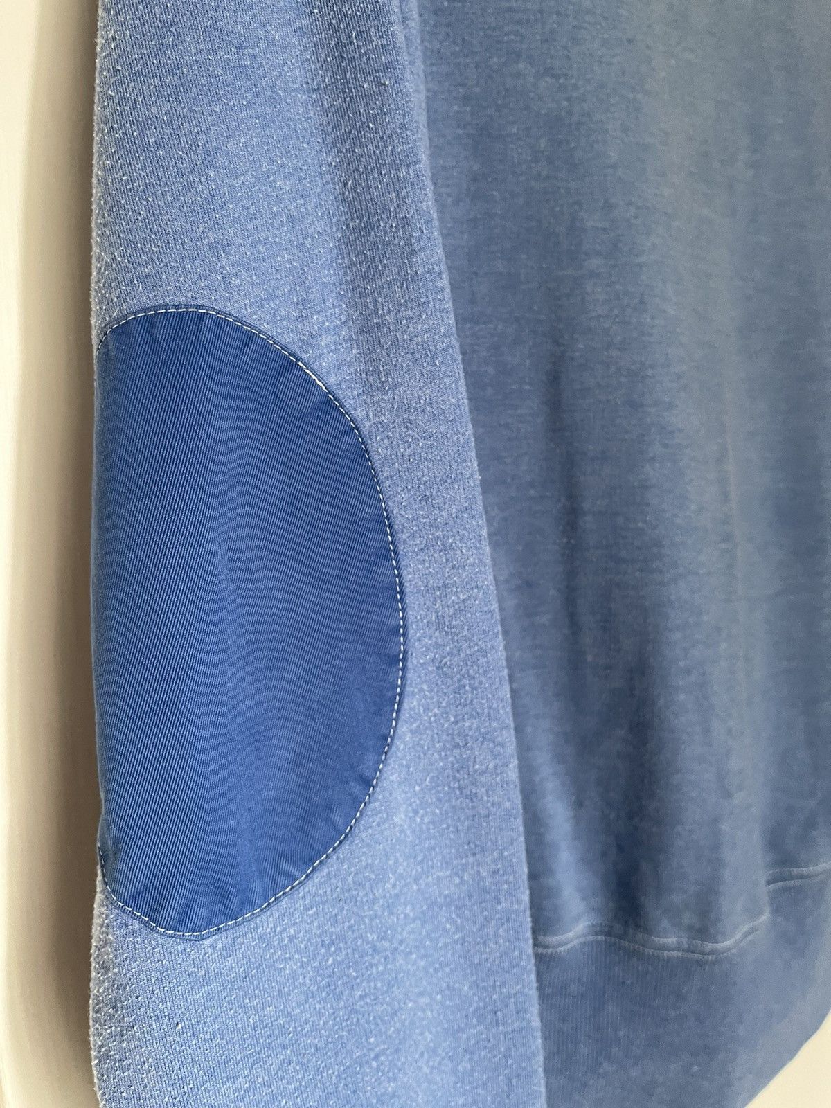 Universal Works Universal Works Crewneck Sweatshirt - Blue Padded Elbow Size US XL / EU 56 / 4 - 8 Thumbnail