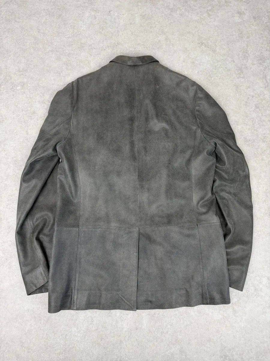 Dior 2010s Dior Eroded Grey Lamb Leather Jacket by Kris Van Assche Size US M / EU 48-50 / 2 - 2 Thumbnail