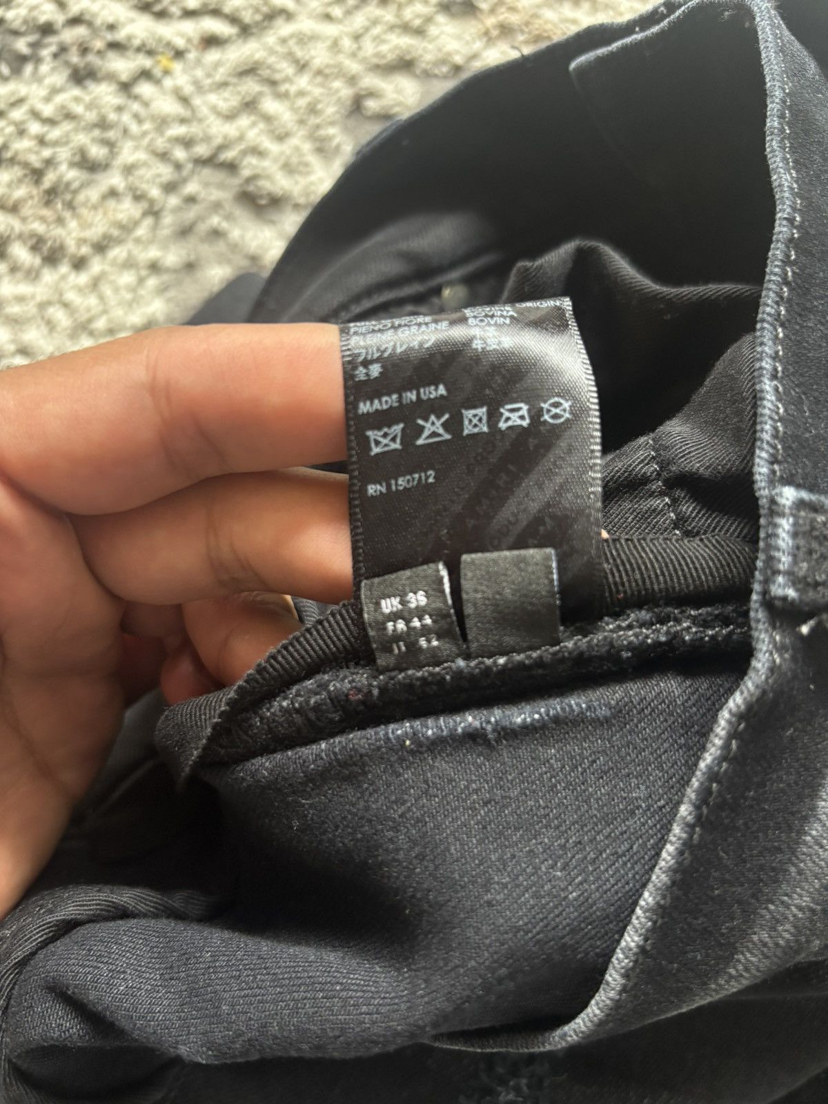 Amiri Amiri MX1 “Blue Cracked” Jeans Size US 36 / EU 52 - 7 Thumbnail