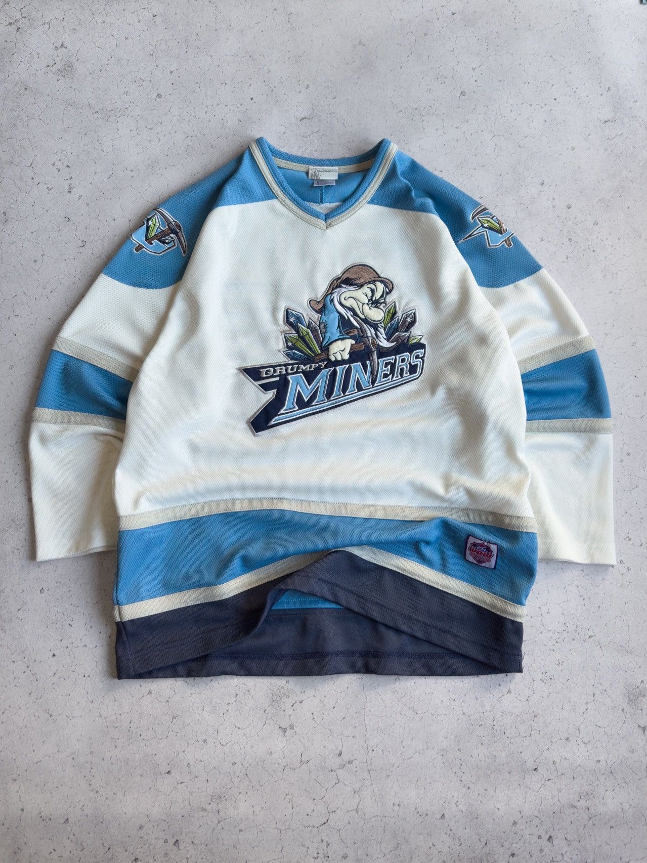 Disney Vintage Disney Grumpy Miners #37 Hockey Jersey Size US M / EU 48-50 / 2 - 1 Thumbnail