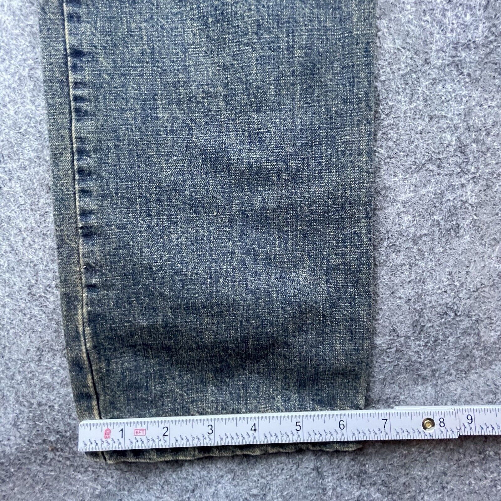 RUFSKIN Rufskin Jeans Mens 30 Dirty Wash Straight 6 Pocket Low Rise Size US 30 / EU 46 - 8 Thumbnail