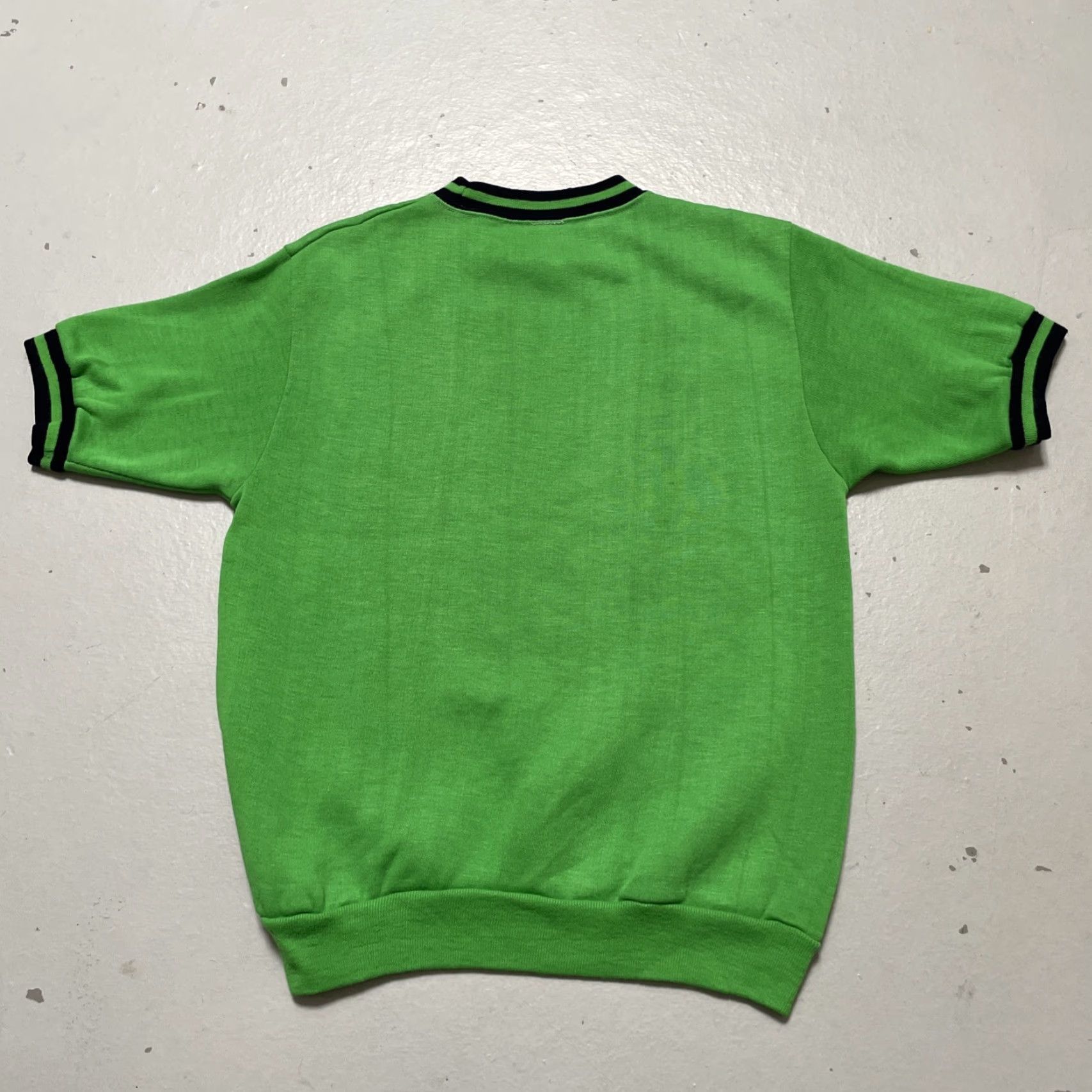 Vintage VINTAGE Creslan Casual 1960s-1970s Acrylic Sweatshirt T-Shirt Green M Unisex Adults Pullover 60s 70s Mod Rockabilly Americana Shirt Boys Mens Womens Size US M / EU 48-50 / 2 - 7 Thumbnail