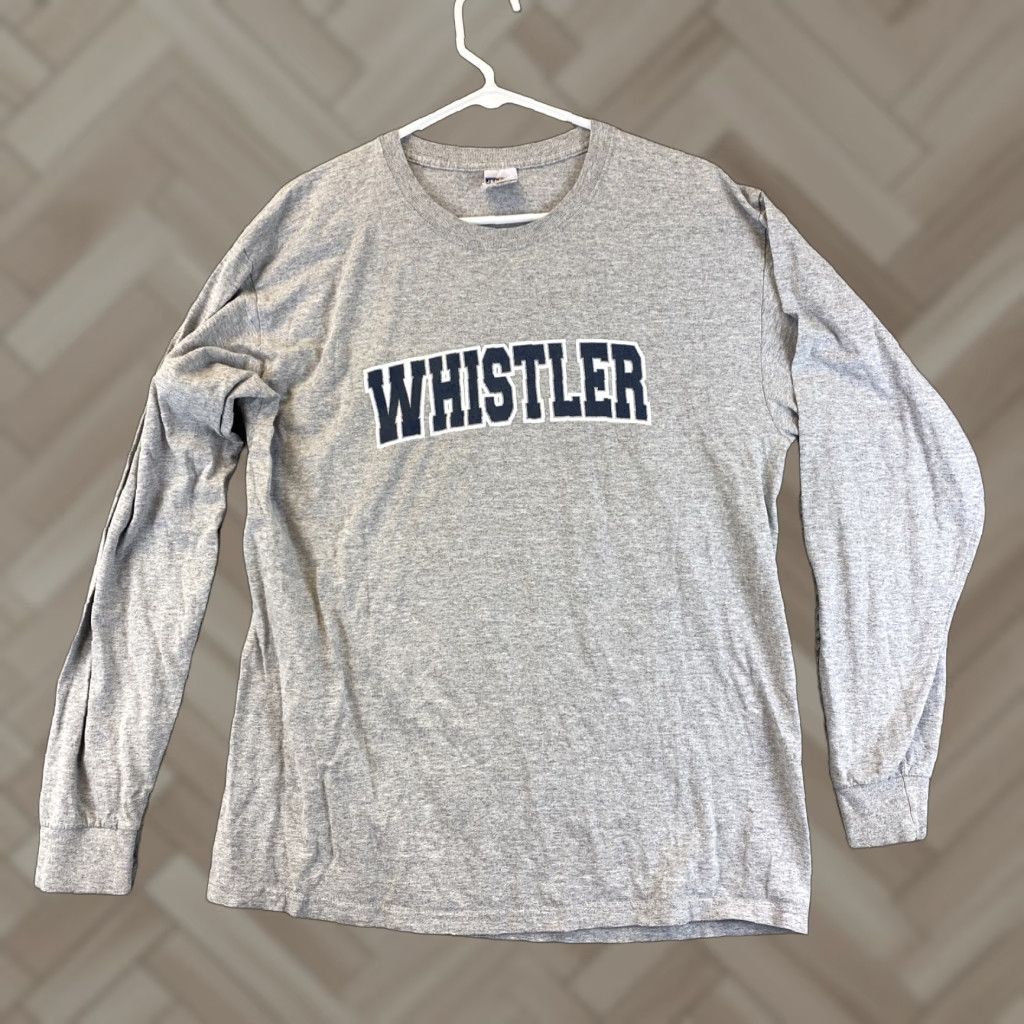 Jerzees VINTAGE Jerzees Men's Long Sleeve T-Shirt WHISTLER gray 54-25 L JERZEES Dri-Power Mens Size US L / EU 52-54 / 3 - 1 Thumbnail