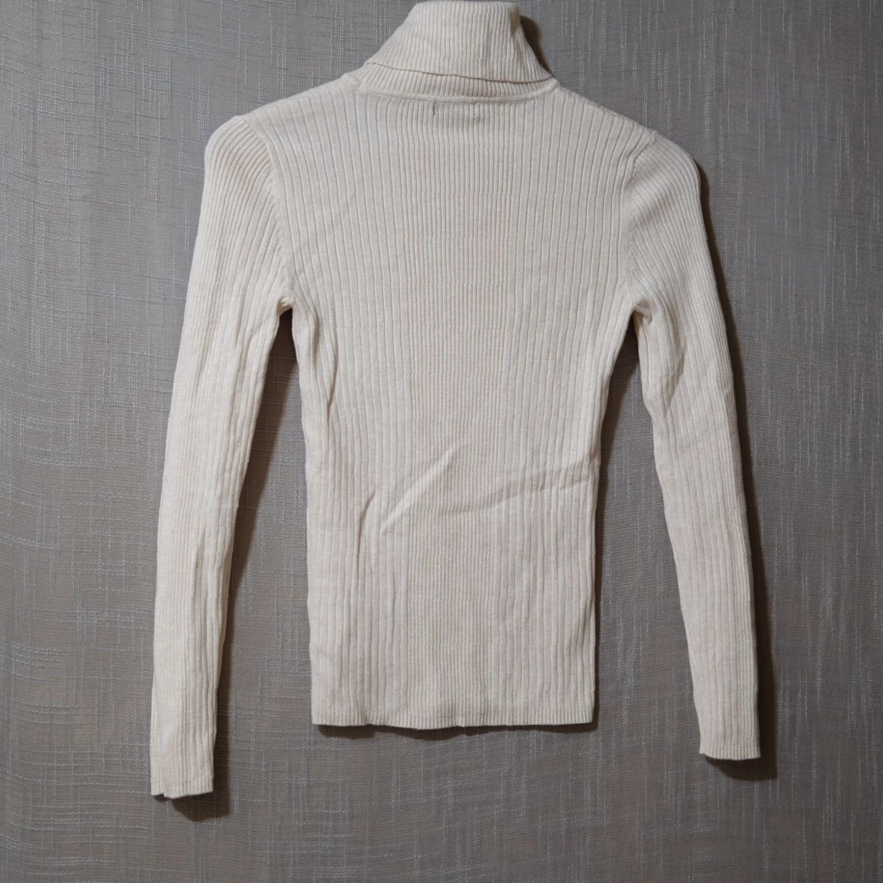 George VINTAGE Nwot! George Ivory Turtleneck Sweater Ribbed Pullover Sweater Women's S #H55-58 Size S / US 4 / IT 40 - 5 Thumbnail