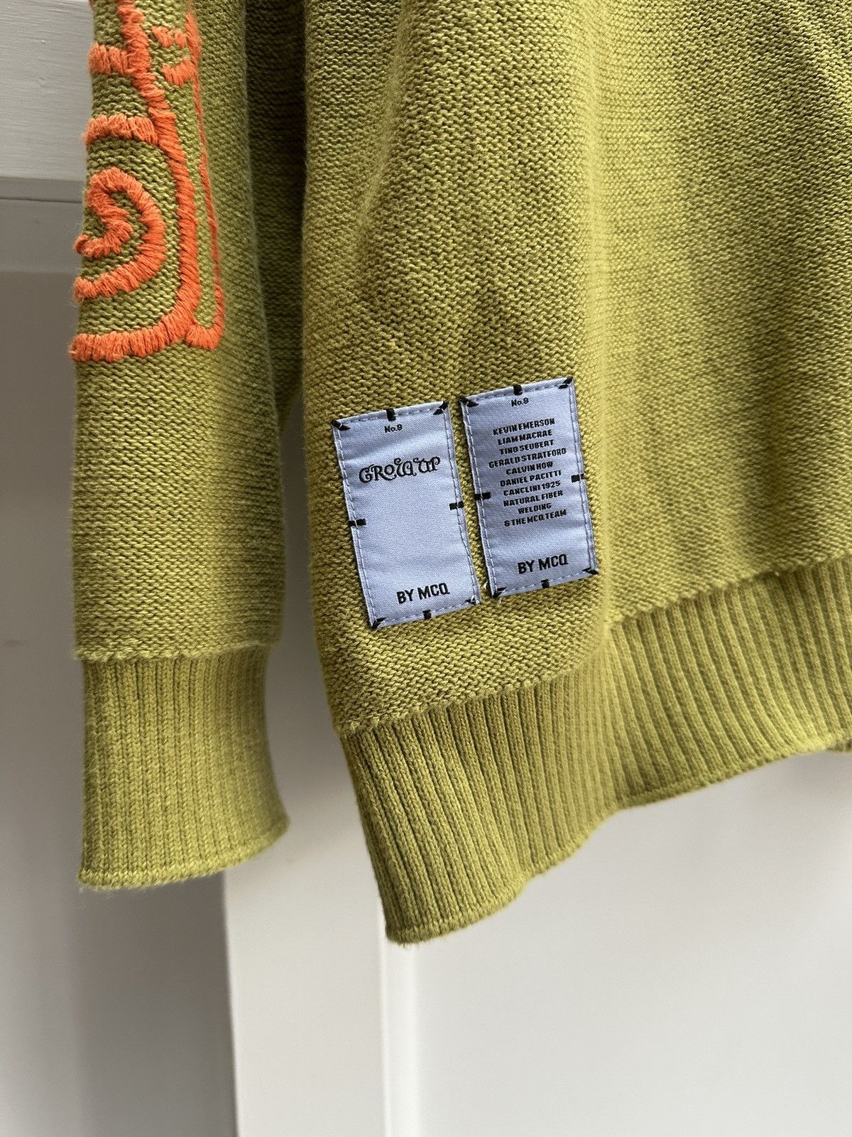 Alexander McQueen Grow Up Logo-Appliquéd Intarsia Cardigan Size US S / EU 44-46 / 1 - 2 Thumbnail