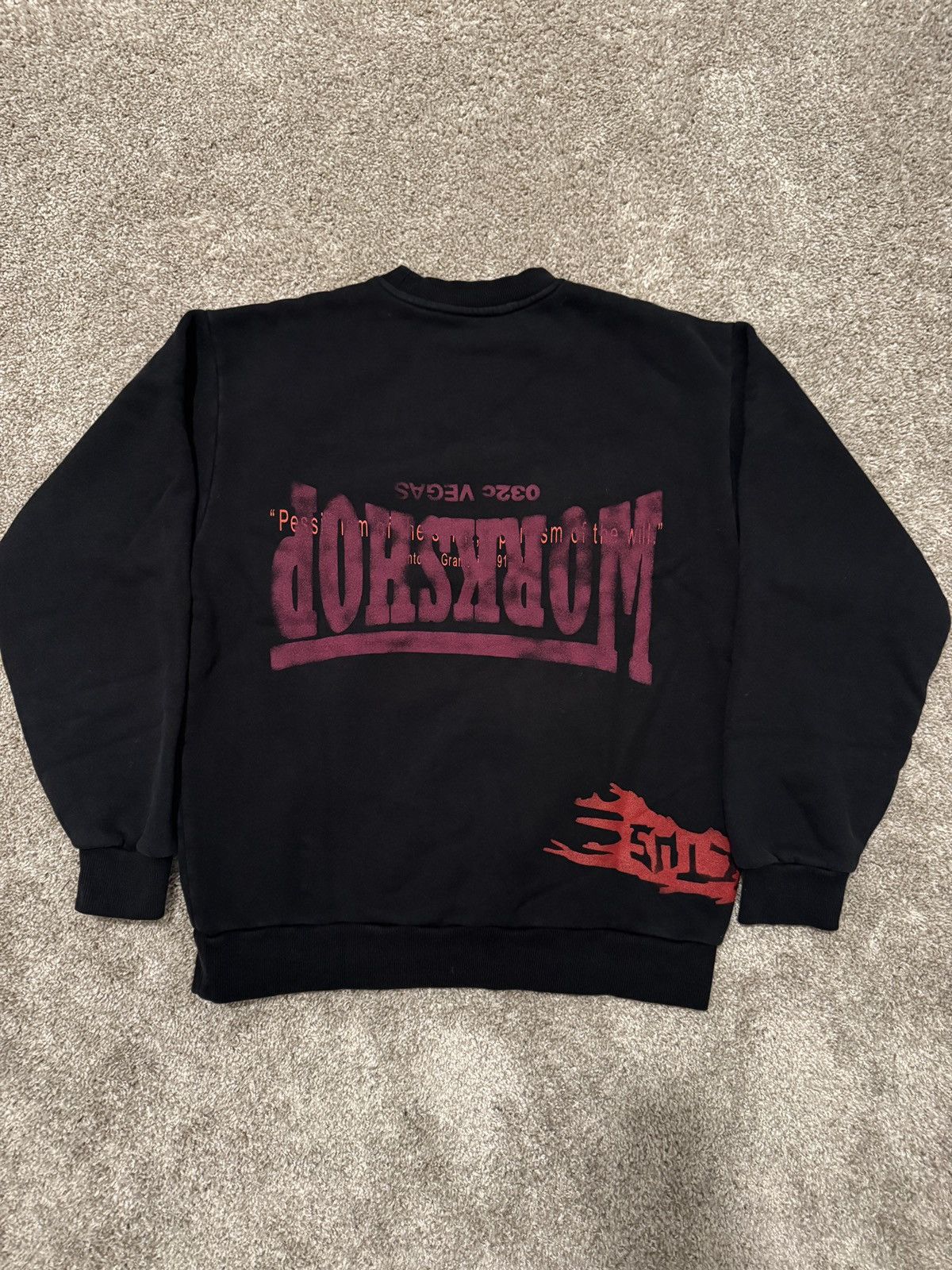 032c × Travis Scott × Yohji Yamamoto Travis Scott x 032c Workshop Crewneck Size US L / EU 52-54 / 3 - 4 Thumbnail