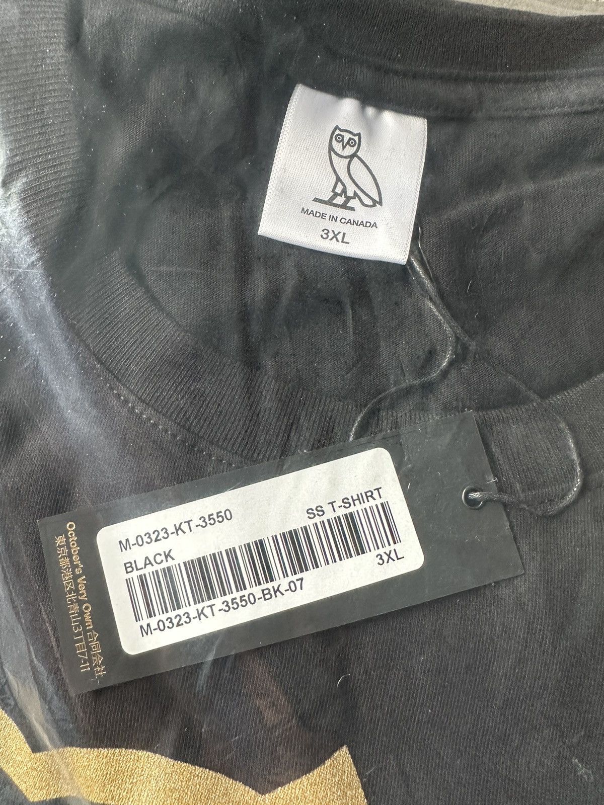 Drake × October's Very Own SIZE 3XL OVO CANADA FLAG OG OWL T-SHIRT TEE NEW with tags Size US XXL / EU 58 / 5 - 3 Thumbnail