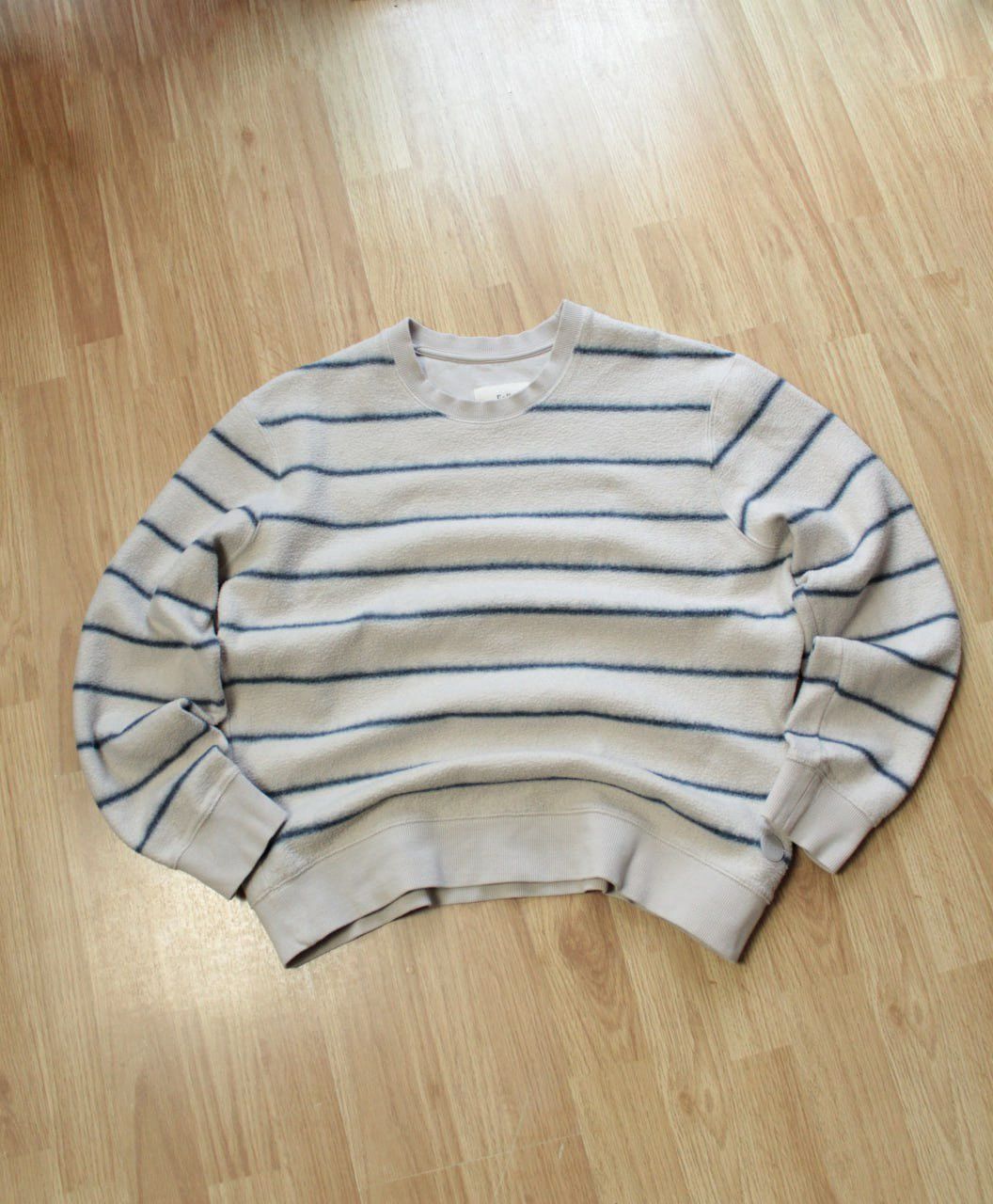 Folk 🔥 Folk Oversized Striped Fleece Sweatshirt Pullover Sweater Size US S / EU 44-46 / 1 - 1 Thumbnail