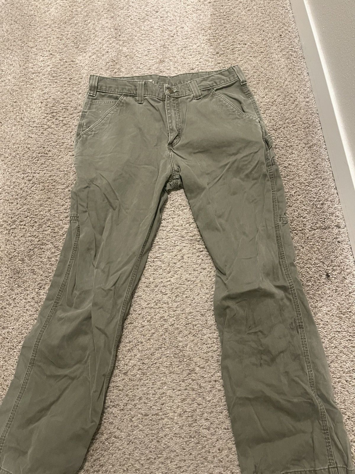 Carhartt × Vintage Forest Green Carharts Size US 34 / EU 50 - 1 Thumbnail