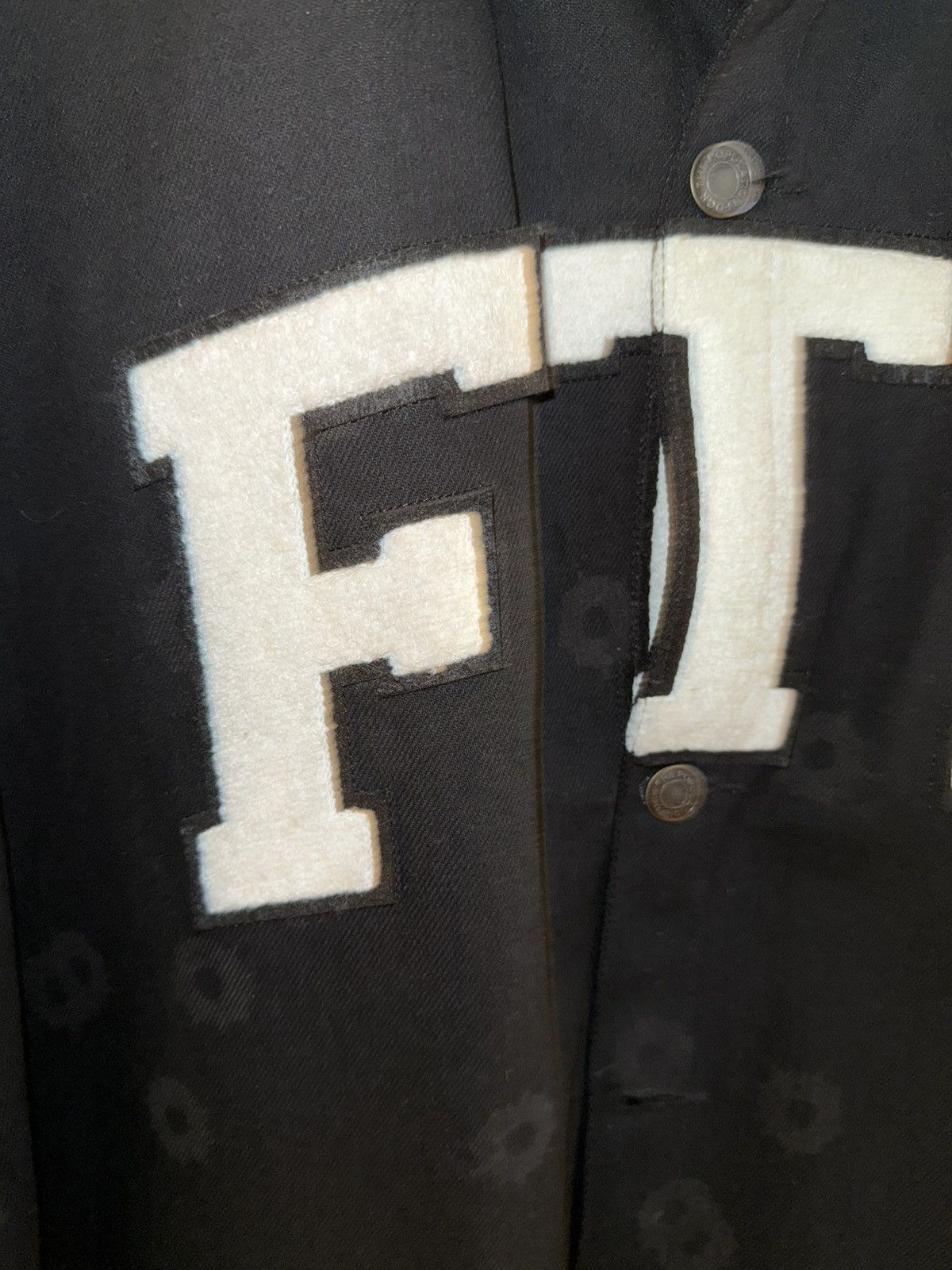 Fuck The Population FTP Bullet Hole Denim Jacket Size US XXL / EU 58 / 5 - 2 Thumbnail