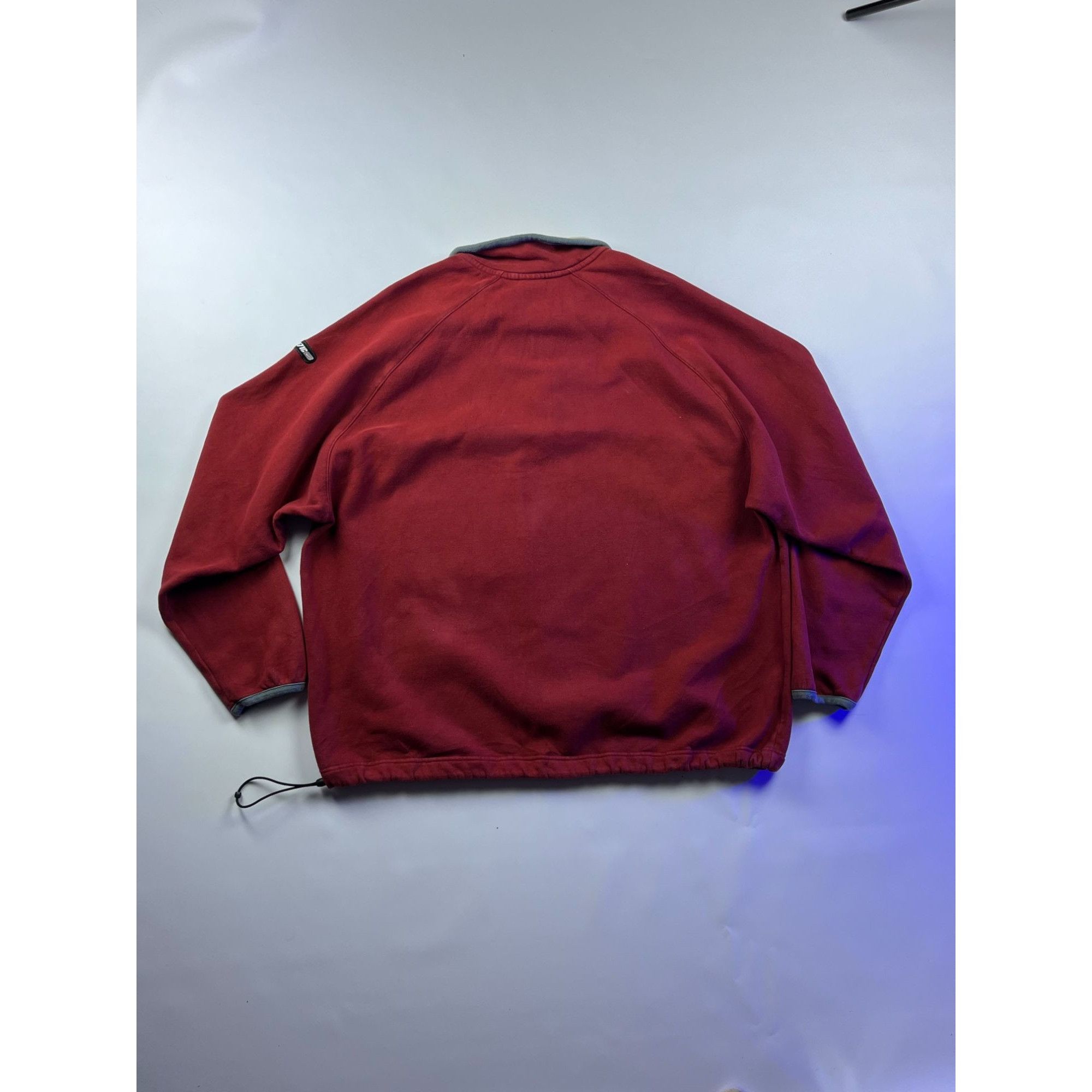 Nike × Vintage Nike Vintage 90s Mens Zip Pullover Sweatshirt Size US XXL / EU 58 / 5 - 8 Thumbnail