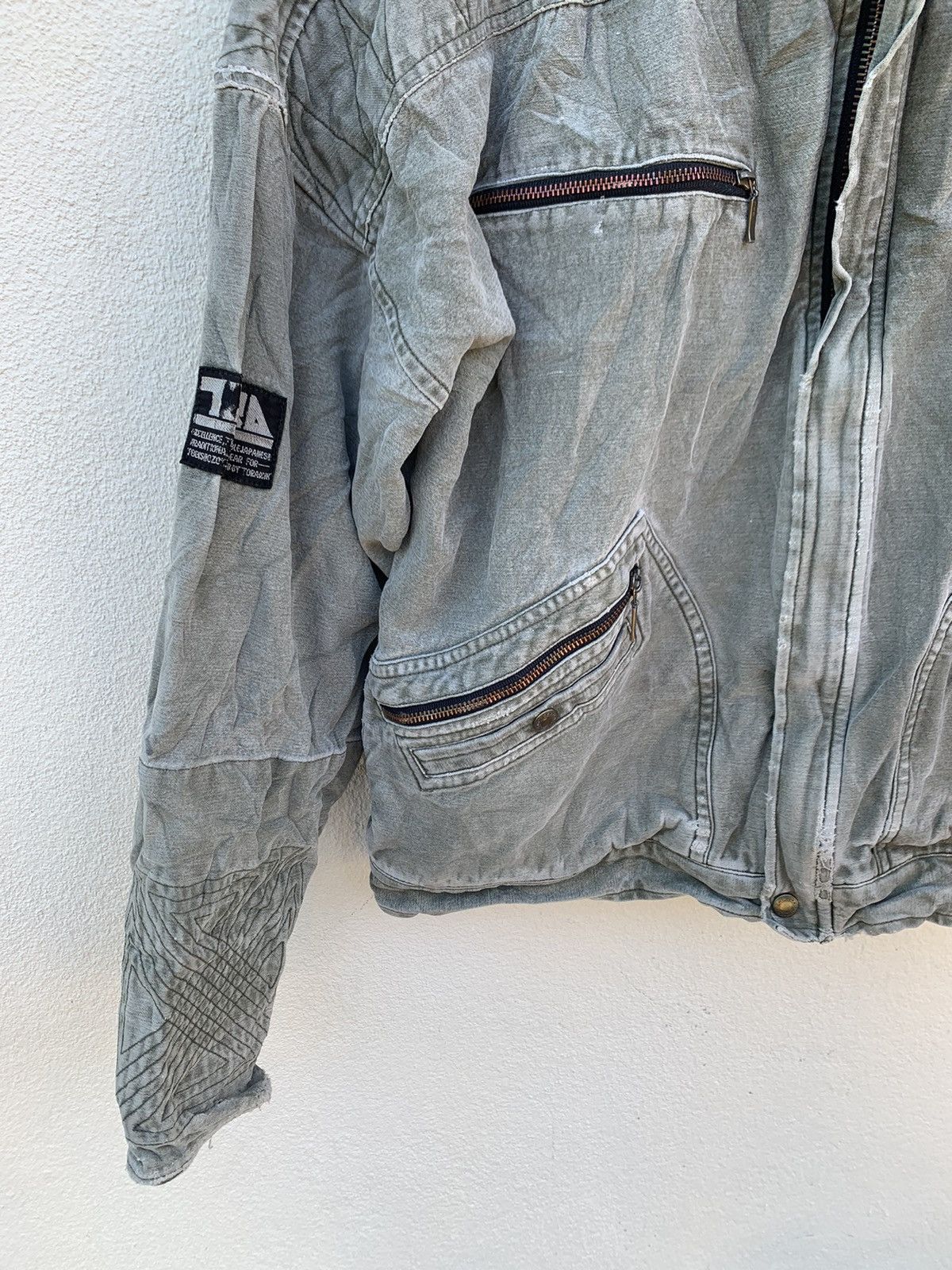 Japanese Brand Distress TORA Toraichi Worker Style Jacket Size US L / EU 52-54 / 3 - 5 Thumbnail