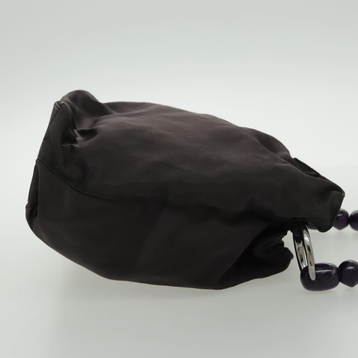 Dior DIOR Maris Pearl Hand Bag Nylon Purple Silver Size ONE SIZE - 5 Thumbnail