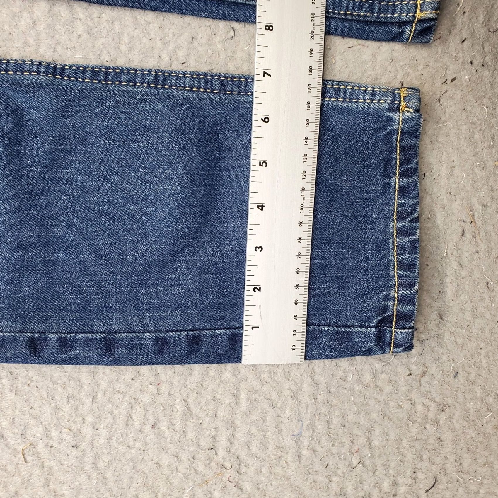 Levi's Levi's 511 Straight Jeans Womens Size 16 Blue Denim Stretch Regular 28" Waist 28.5" Inseam 5-Pocket Distressed? No Red Tab Vintage: No Size 38" / US 16 / IT 52 - 5 Thumbnail