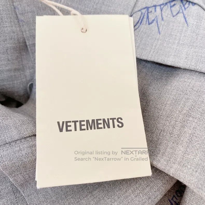 Vetements Vetements size S Gray Pleated Skirt Size 23" - 7 Thumbnail