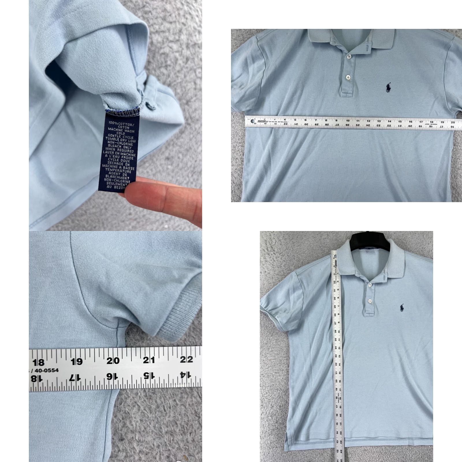 Ralph Lauren Ralph Lauren Polo Shirt Adult Medium Blue 100% Cotton Jersey Size US M / EU 48-50 / 2 - 8 Thumbnail
