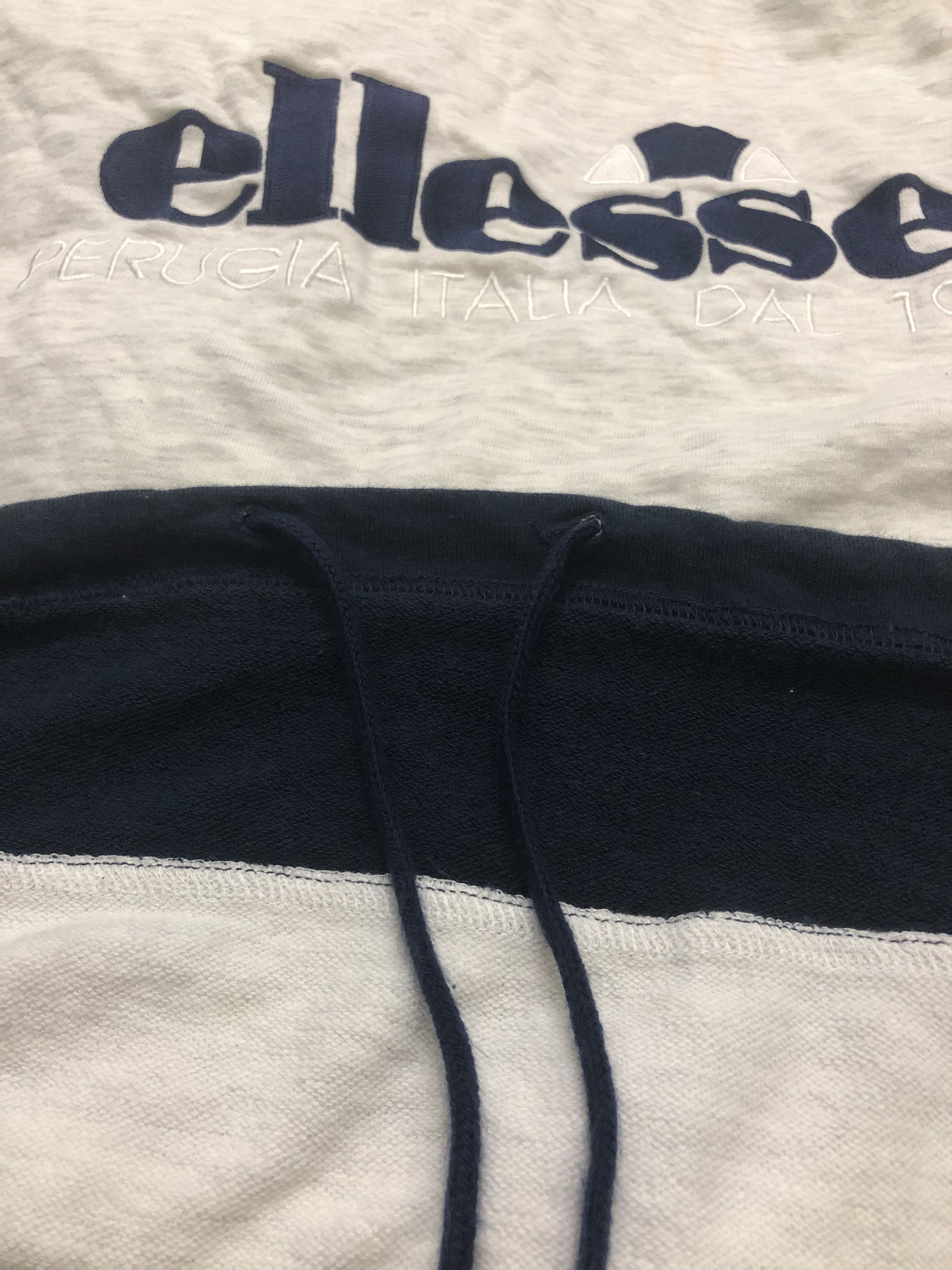Ellesse × Vintage Vintage Worn 90s Ellesse Spell Out Hoodie Size US L / EU 52-54 / 3 - 5 Thumbnail
