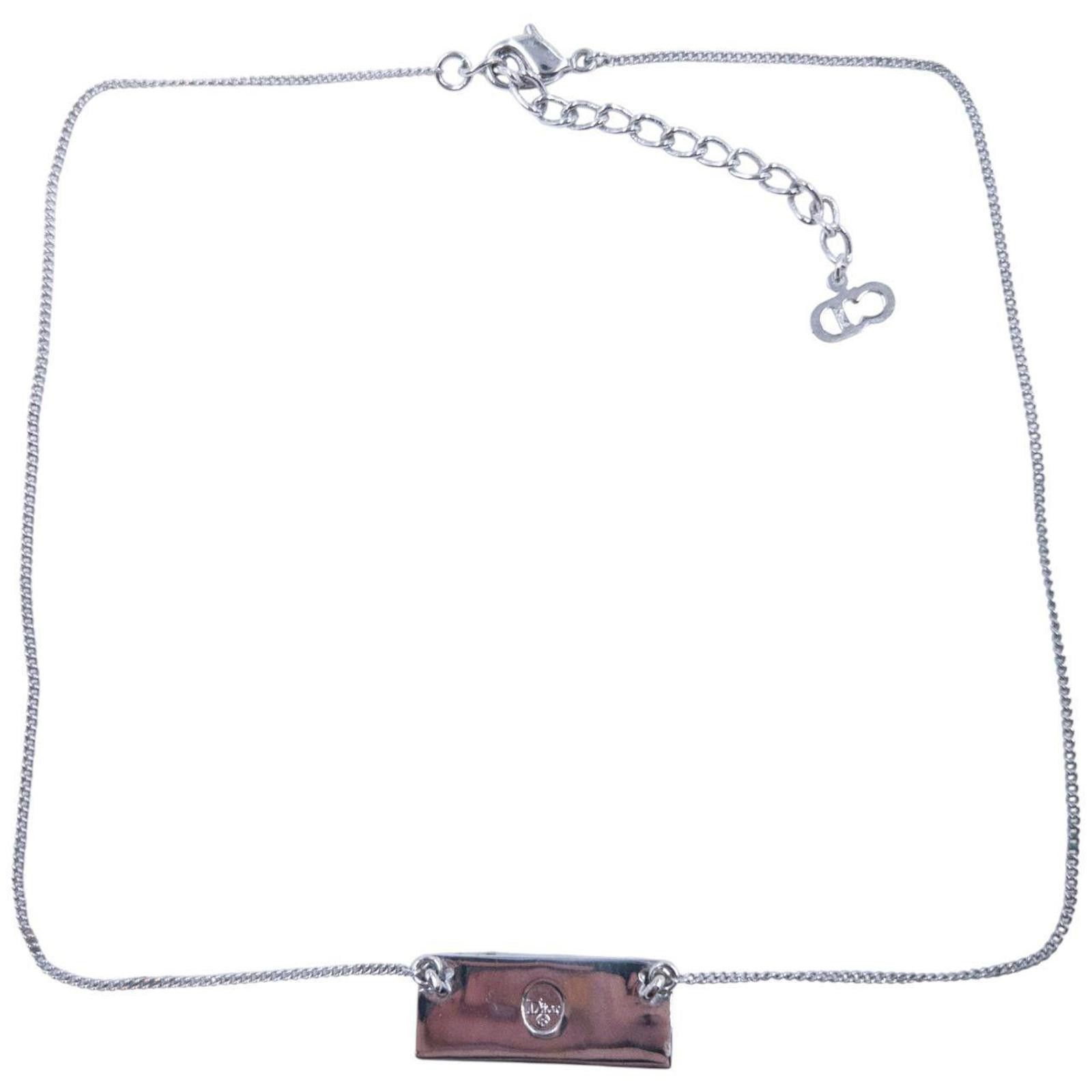 Christian Dior Monsieur Vintage Dior Monogram Number Necklace Size ONE SIZE - 4 Thumbnail