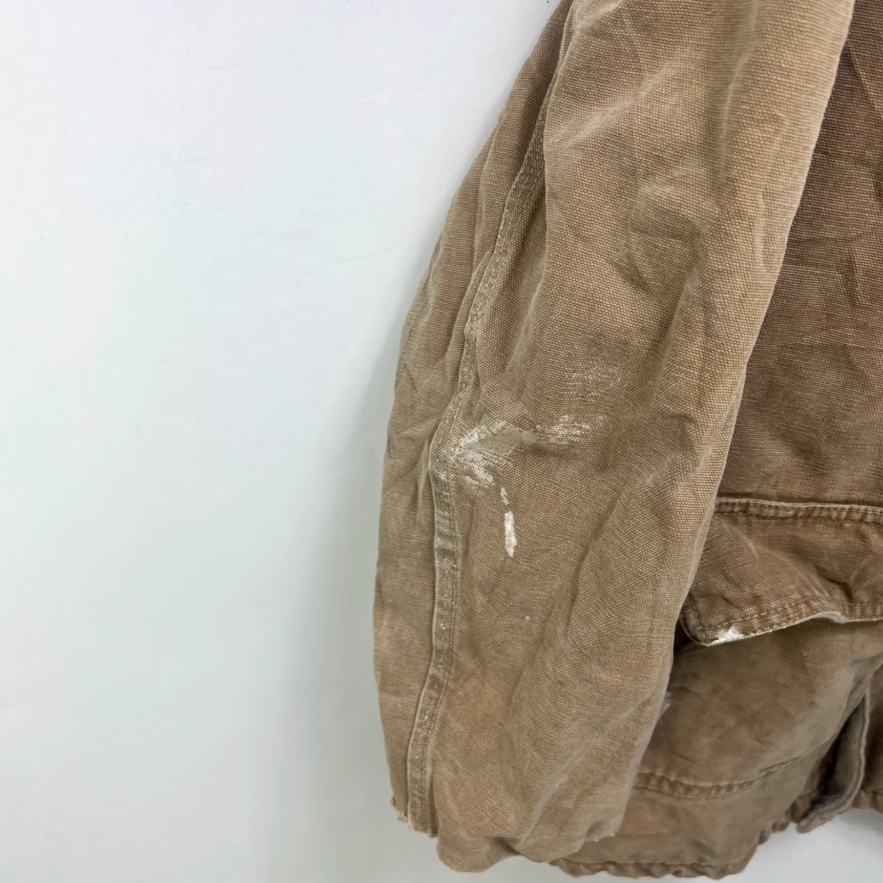Carhartt VINTAGE Carhartt Jacket Barn Workwear Mens 38 Brown Canvas Sherpa Lined 70s J97 Size US XXS / EU 40 - 6 Thumbnail