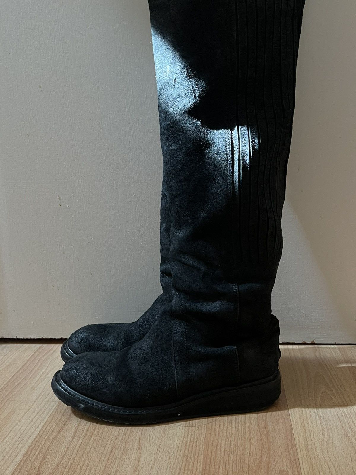 Rick Owens Rick owens thigh high creeper boot Size US 8 / EU 41 - 9 Thumbnail