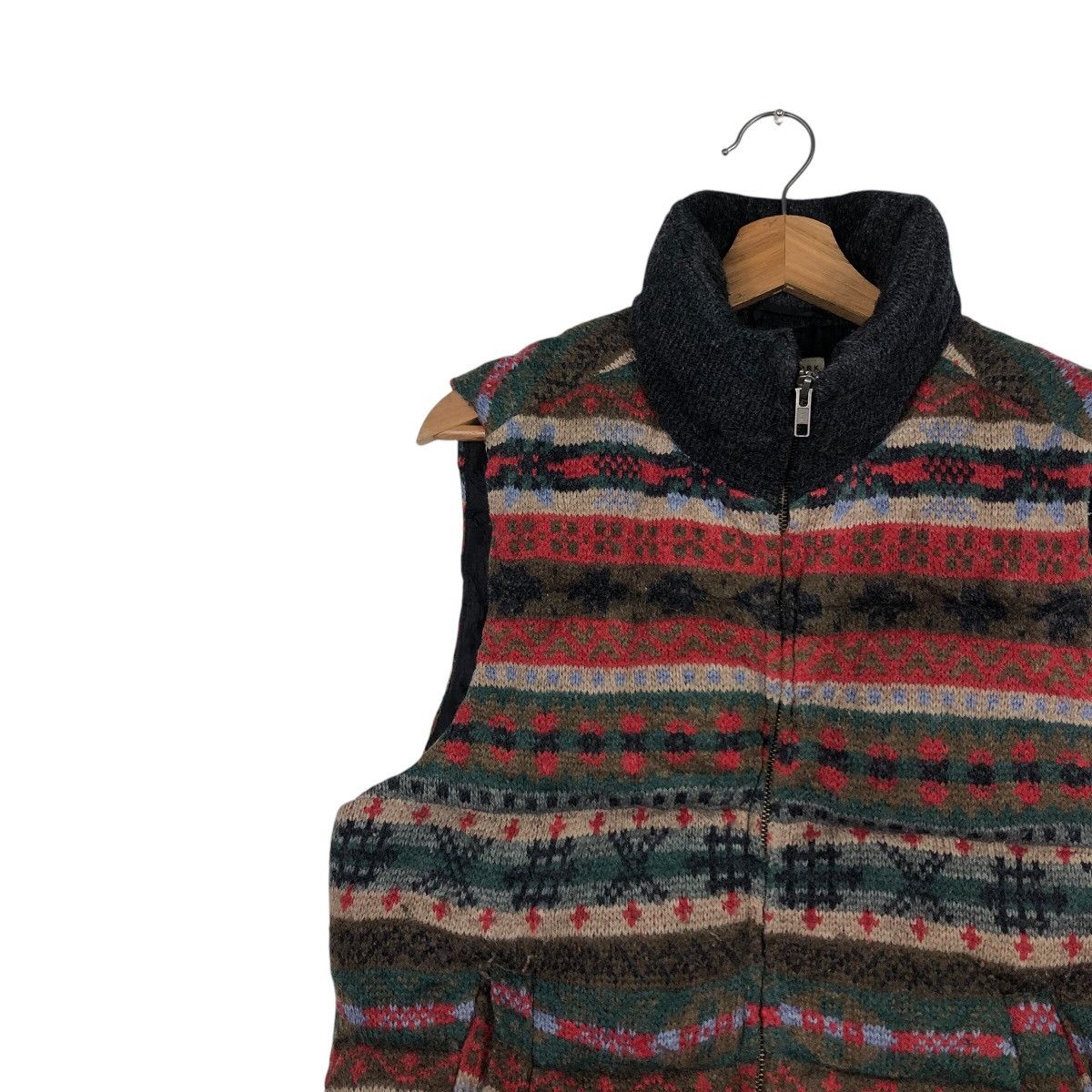 Issey Miyake 📌Vintage Mohair Design Wool Vest Jacket Global Work Rare Size US M / EU 48-50 / 2 - 9 Thumbnail
