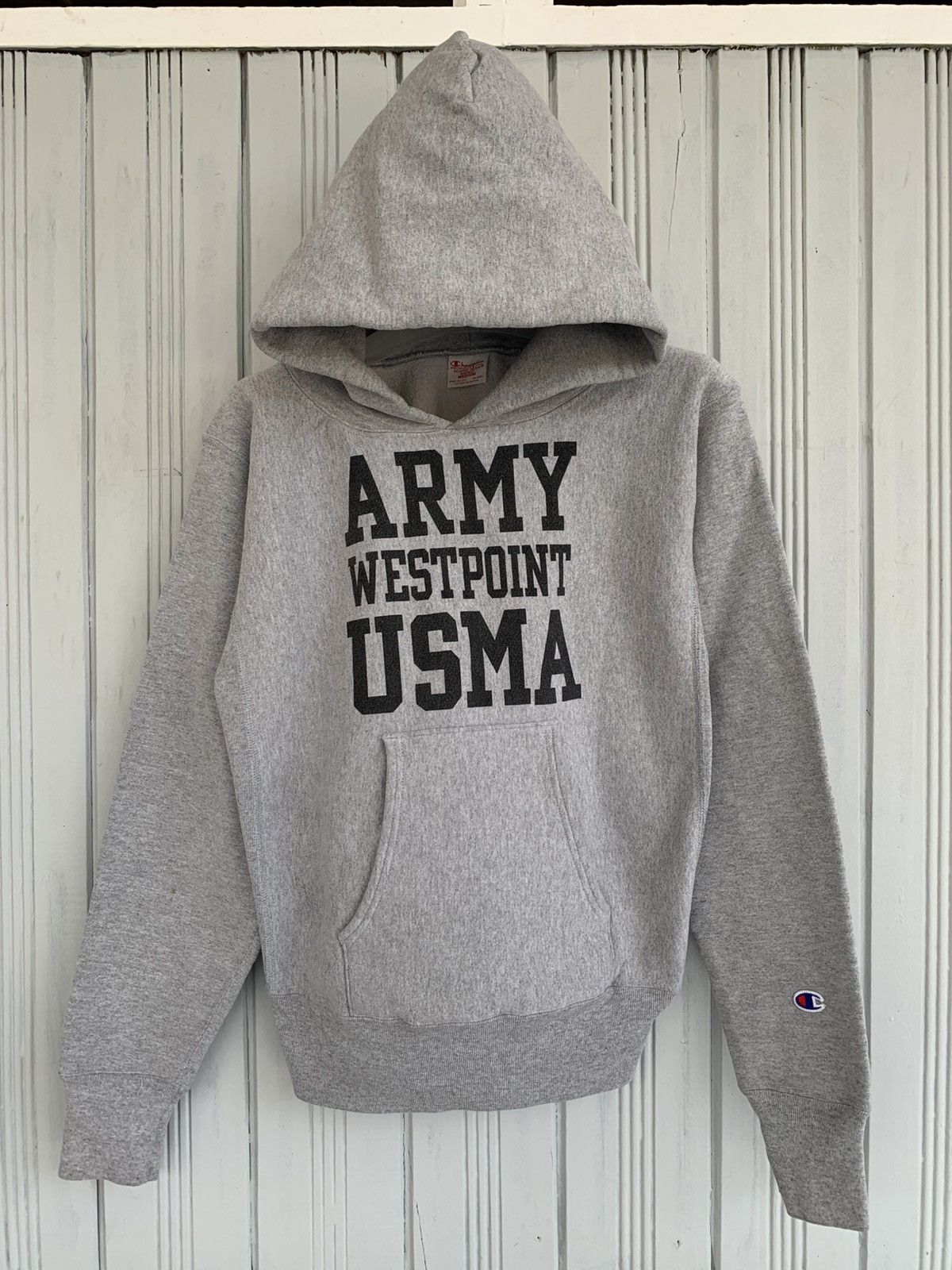 Champion Vintage Champion Reverse Weave Army Westpoint USMA Hoodie Size US S / EU 44-46 / 1 - 1 Thumbnail