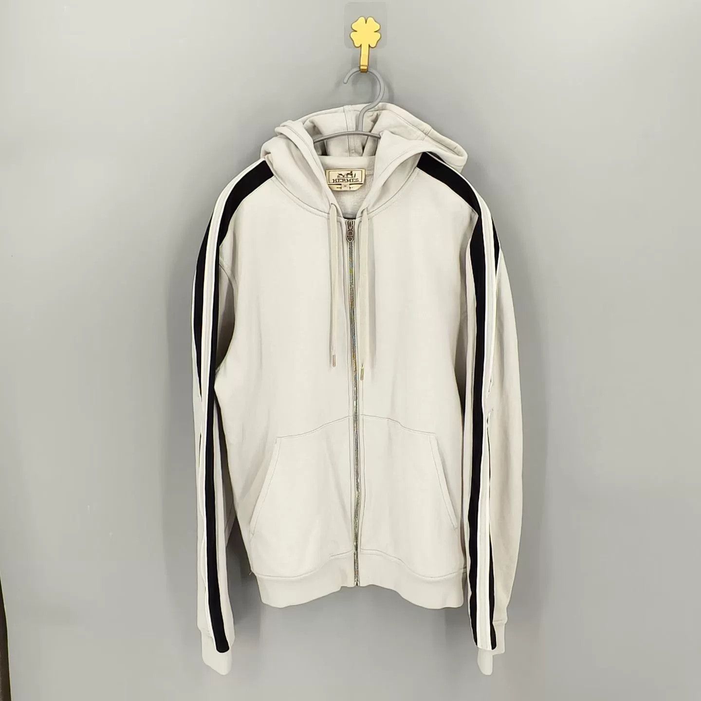 Hermes Hermes Gray Casual Zip Jacket Size US M / EU 48-50 / 2 - 1 Thumbnail