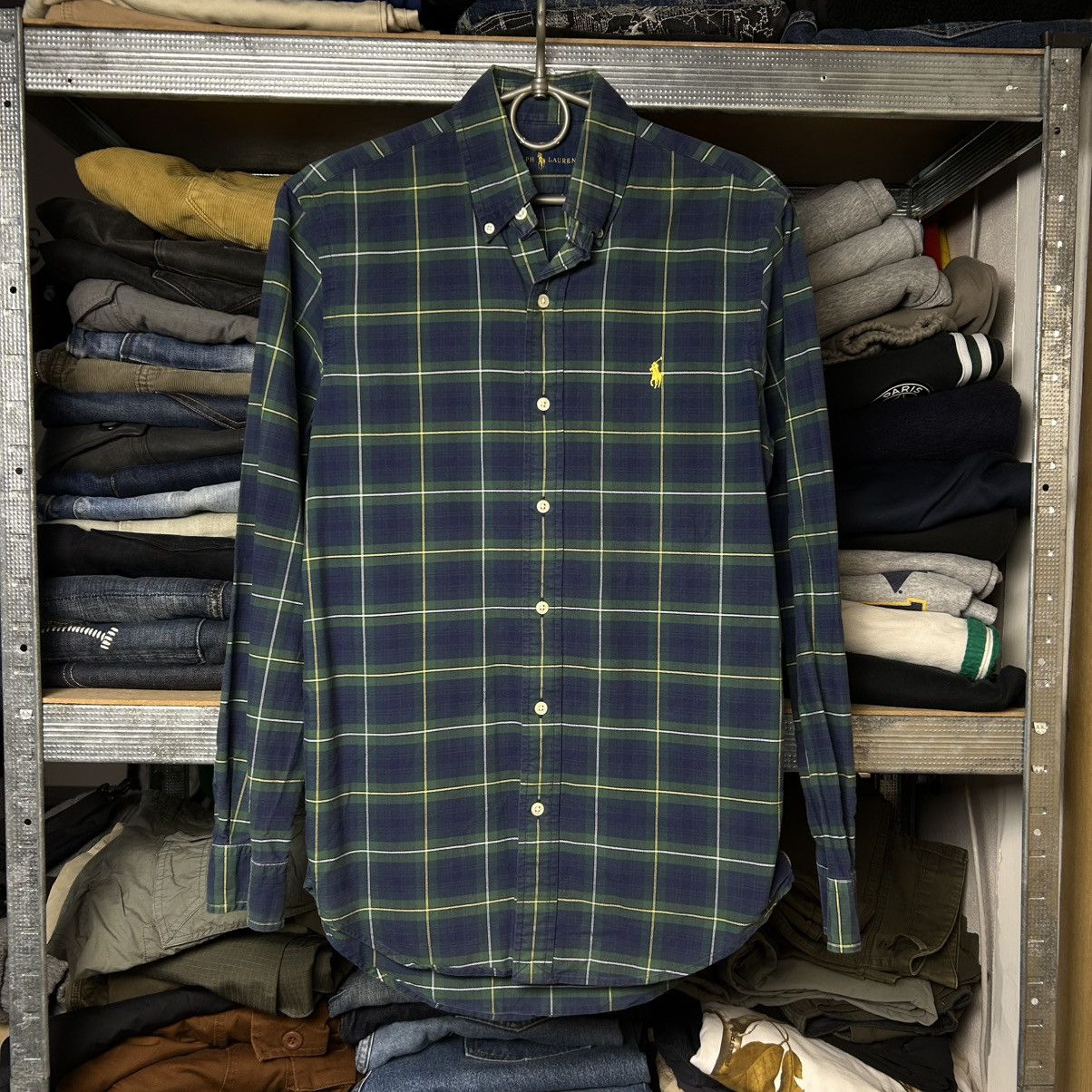 Polo Ralph Lauren Mens Polo Ralph Lauren Small PonyIn In Cage button up shirt Size US XS / EU 42 / 0 - 1 Thumbnail