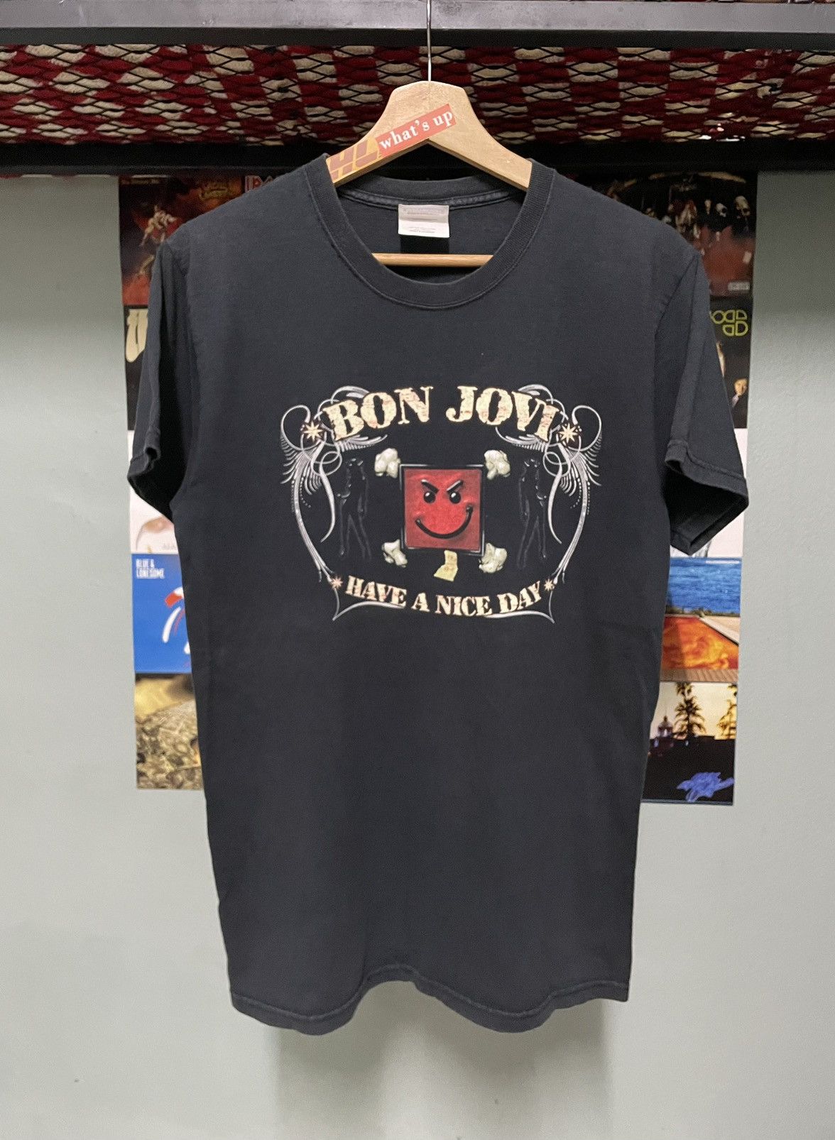 Band Tees × Bon Jovi × Vintage Vintage Y2K Bonjovi Band Tour Tee Size US S / EU 44-46 / 1 - 1 Thumbnail