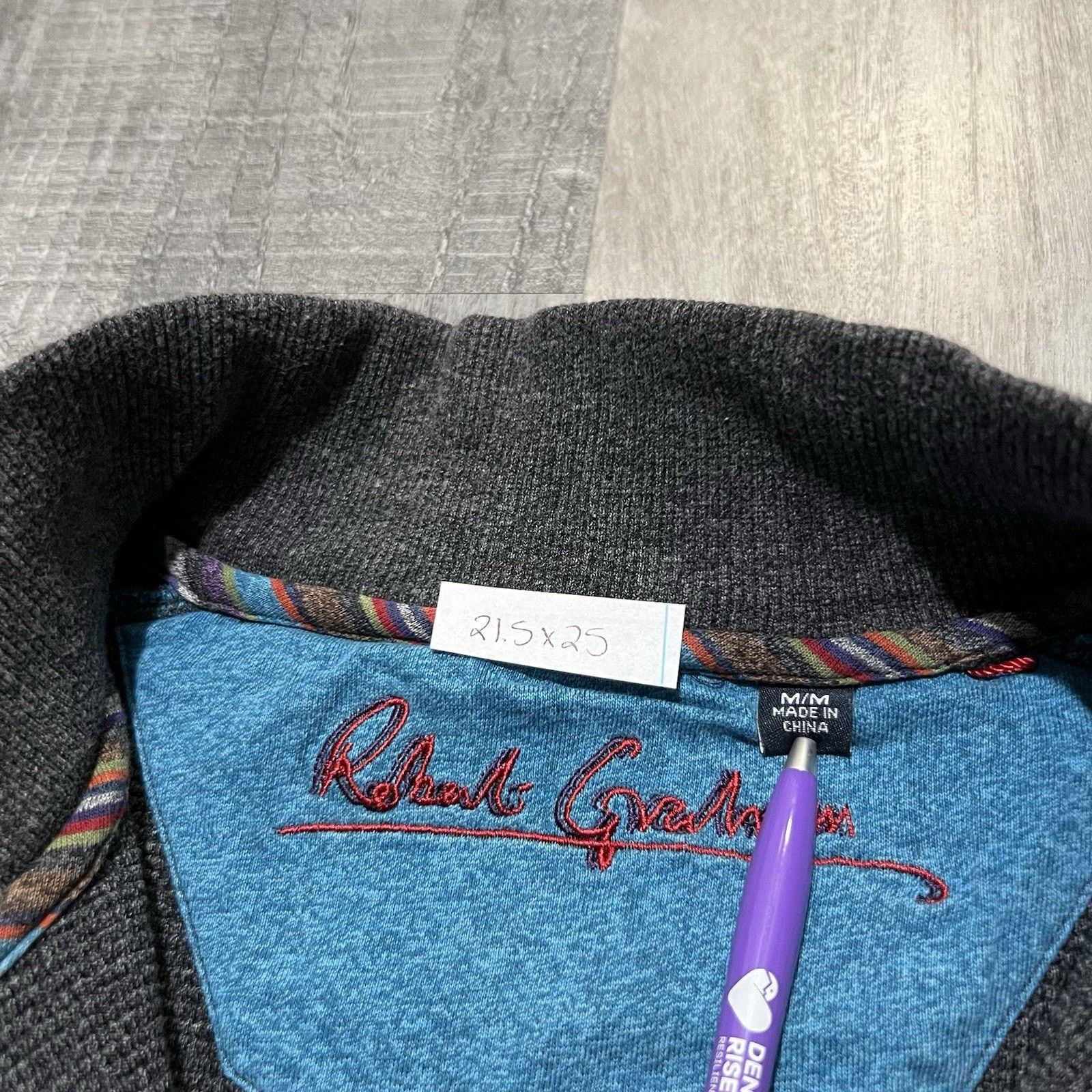 Robert Graham Robert Graham Men's Half Zip Pullover Sweater Cotton Preppy Size US M / EU 48-50 / 2 - 5 Thumbnail
